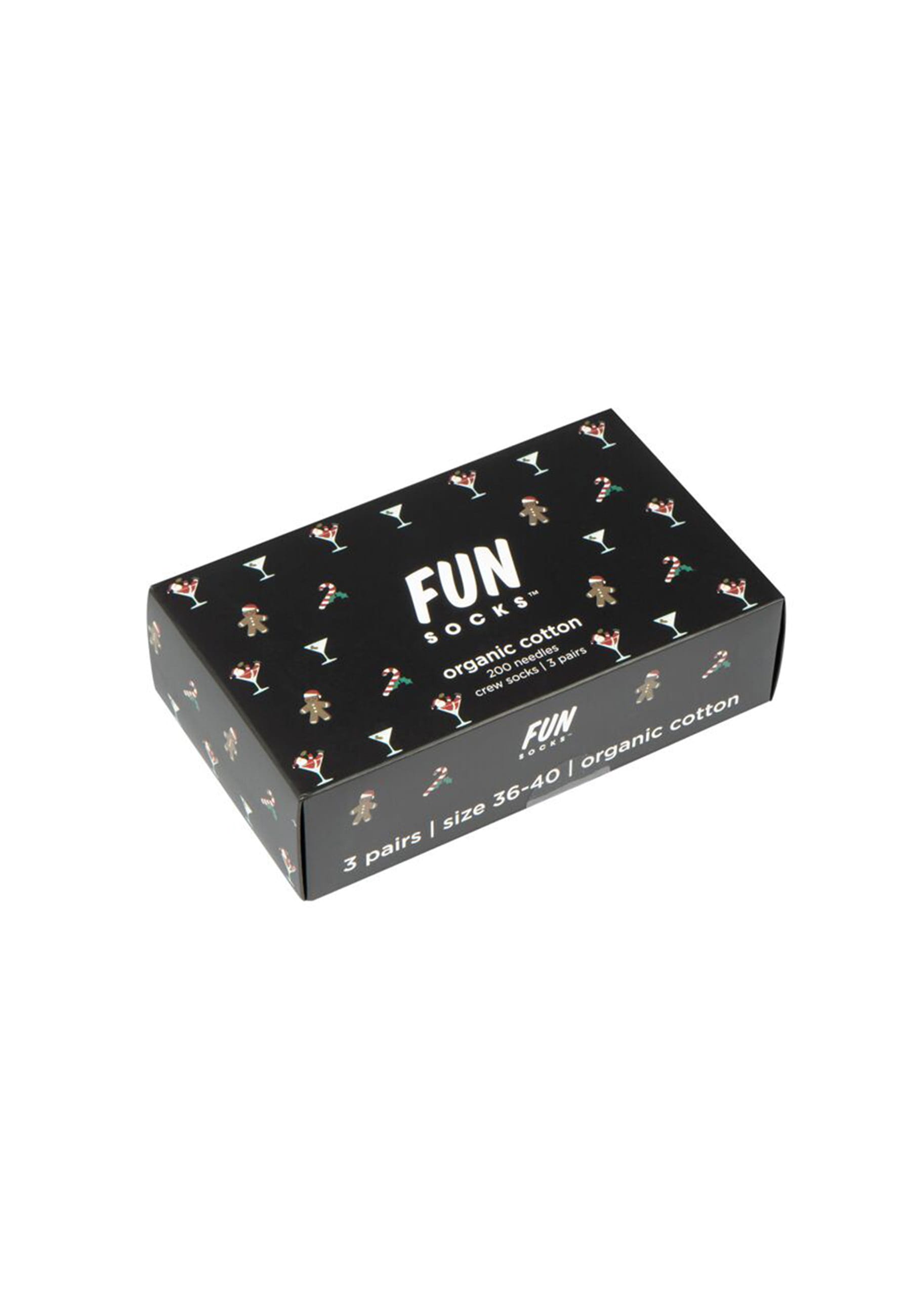 Fun Socks Socken »Socken 3er Pack«, 3er Pack Weiche Socken aus organischer Baumwolle, Gestrickt mit 200 Nadeln für beste Qualität