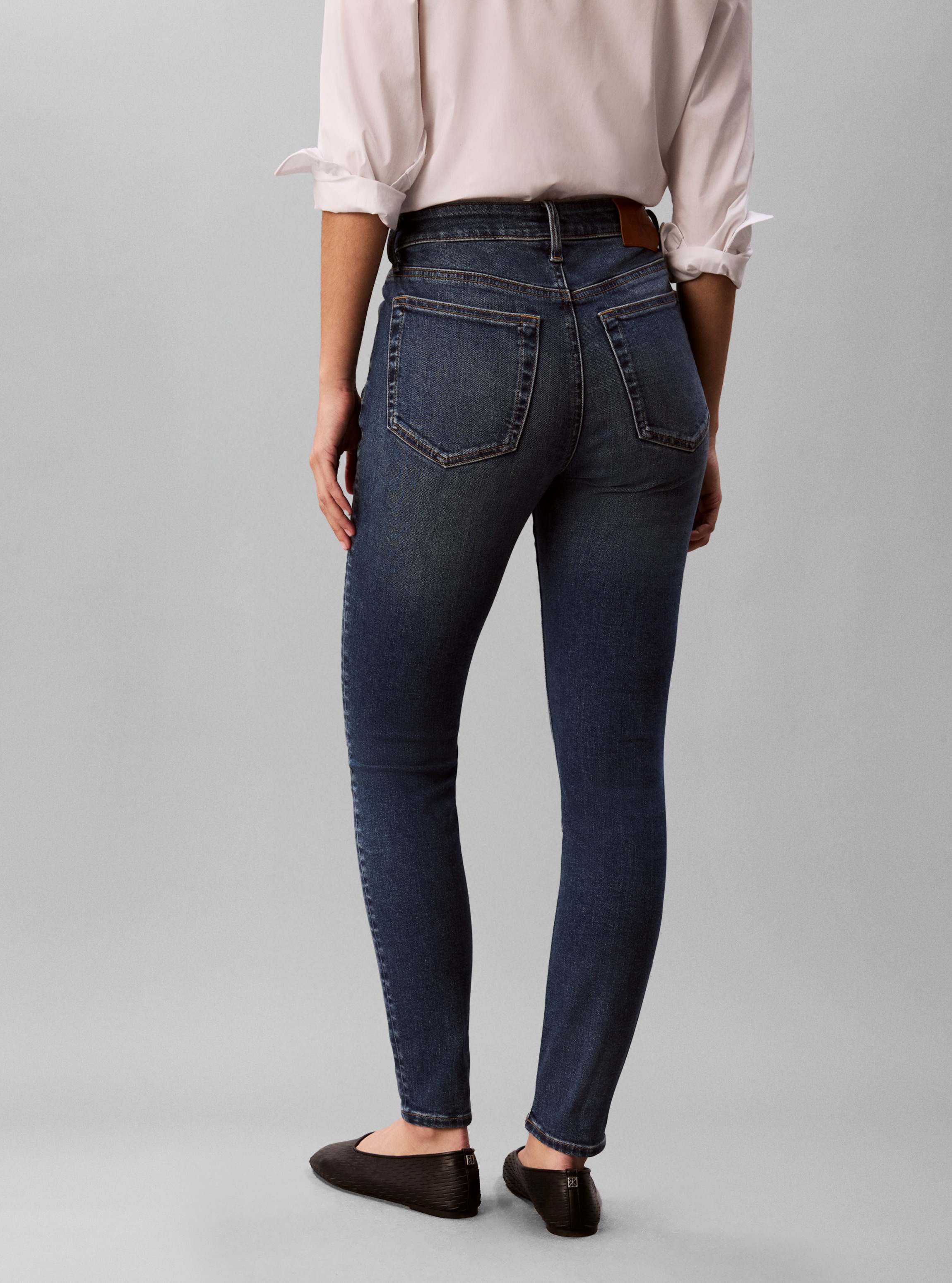Calvin Klein Jeans Skinny-fit-Jeans »MID RISE SKINNY BLUE BOROUGH« Skinny fit mit Taschen