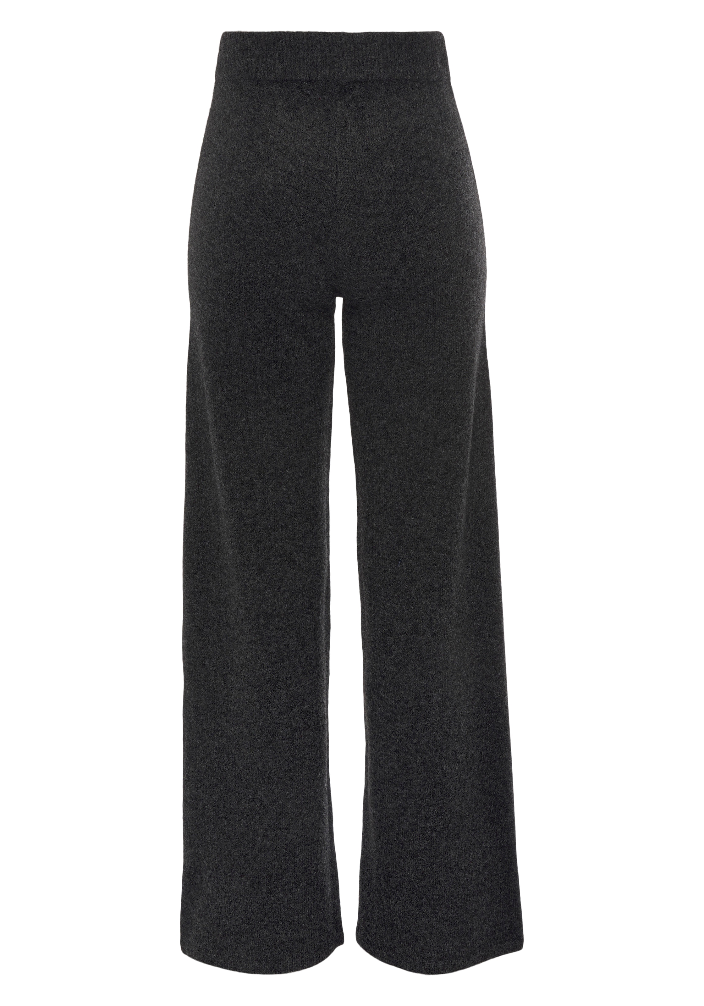 LASCANA Strickhose »-Loungehose«, mit Rippbündchen, Loungewear