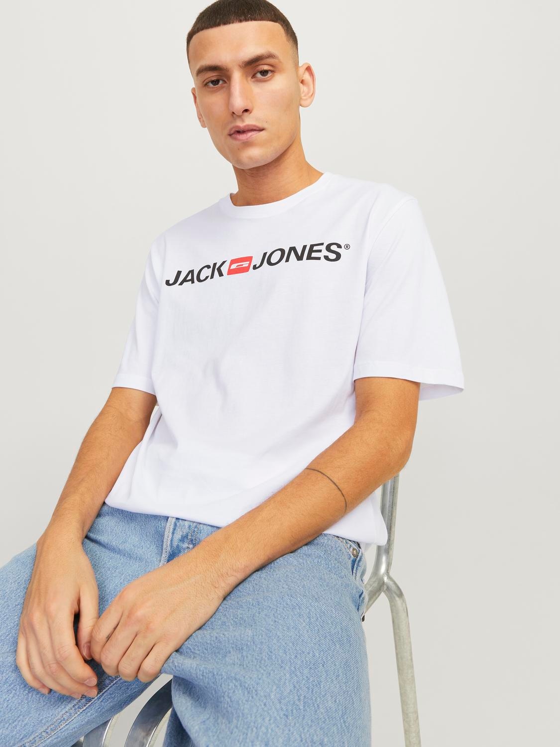 Jack & Jones Rundhalsshirt »JJECORP OLD LOGO TEE SS O-NECK NOOS«