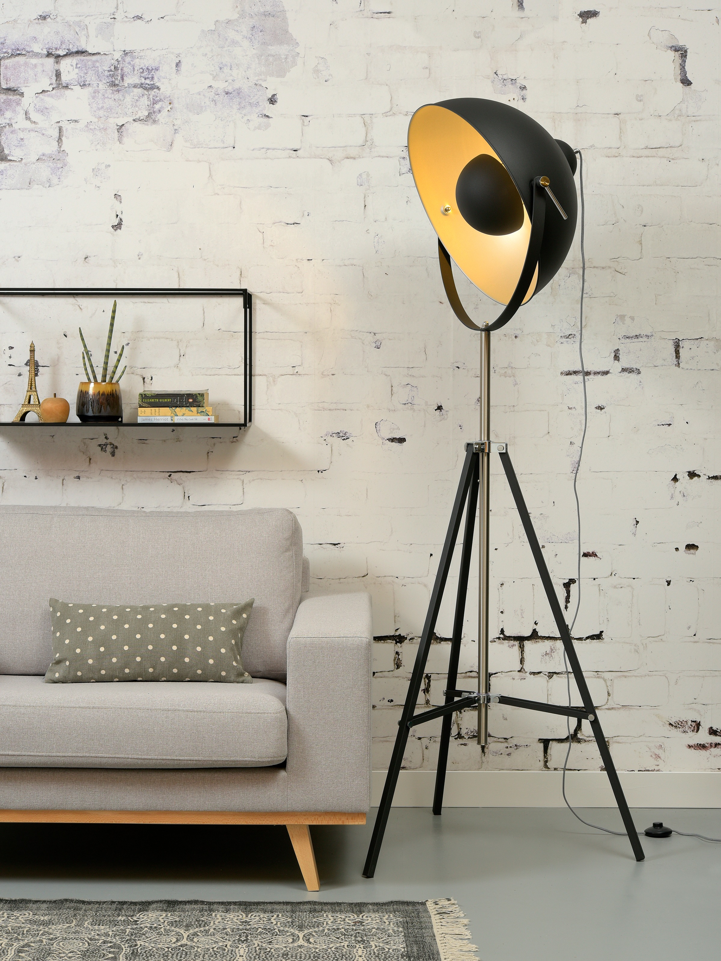 it's About RoMi Stehlampe »Hollywood«, 1 flammig, Leuchtmittel E27 | ohne Leuchtmittel