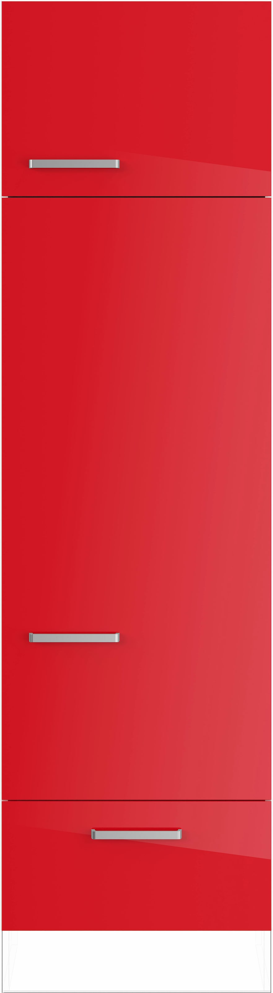 IMPULS KÜCHEN Kühlumbauschrank »"Turin", Breite/Höhe: 60/205,1 cm, mit Soft-Close« vormontiert, mit Drehtüren, mit Auszug