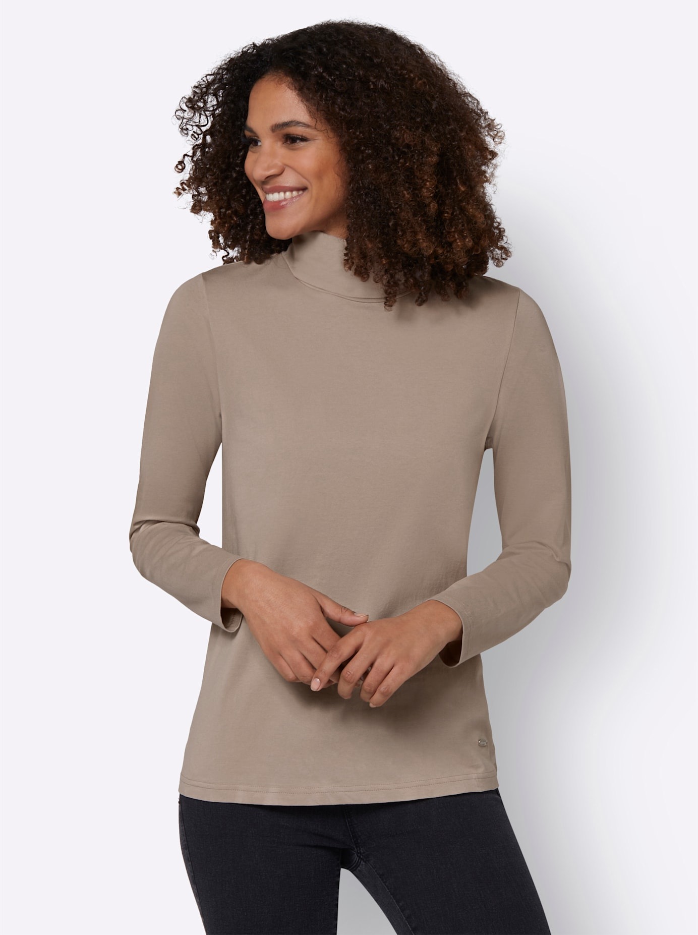 Casual Looks Rollkragenshirt "Rollkragen-Shirt", (1 tlg.) günstig online kaufen