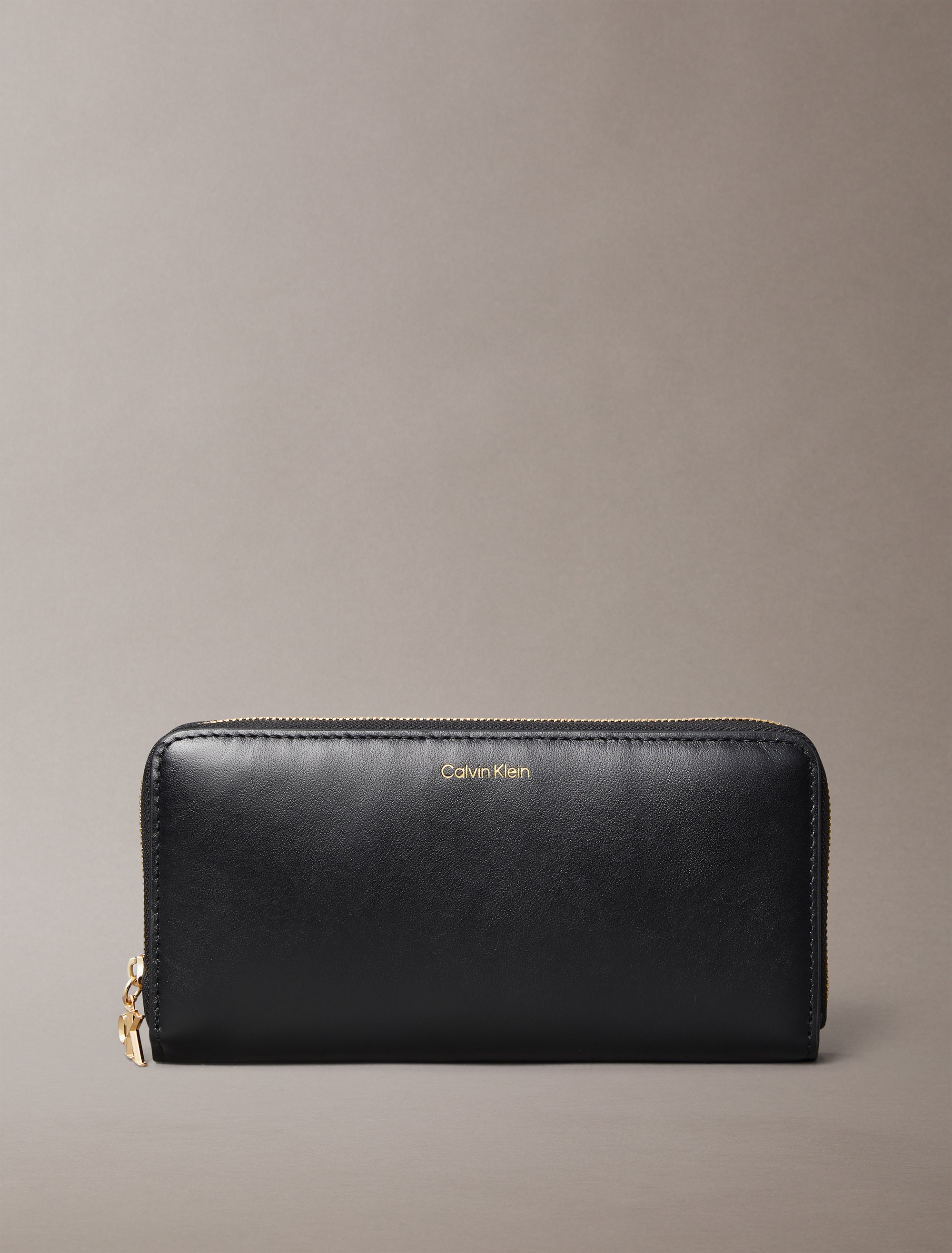 Calvin KLEIN Geldbörse CK PULLER Large schwarz damen 9