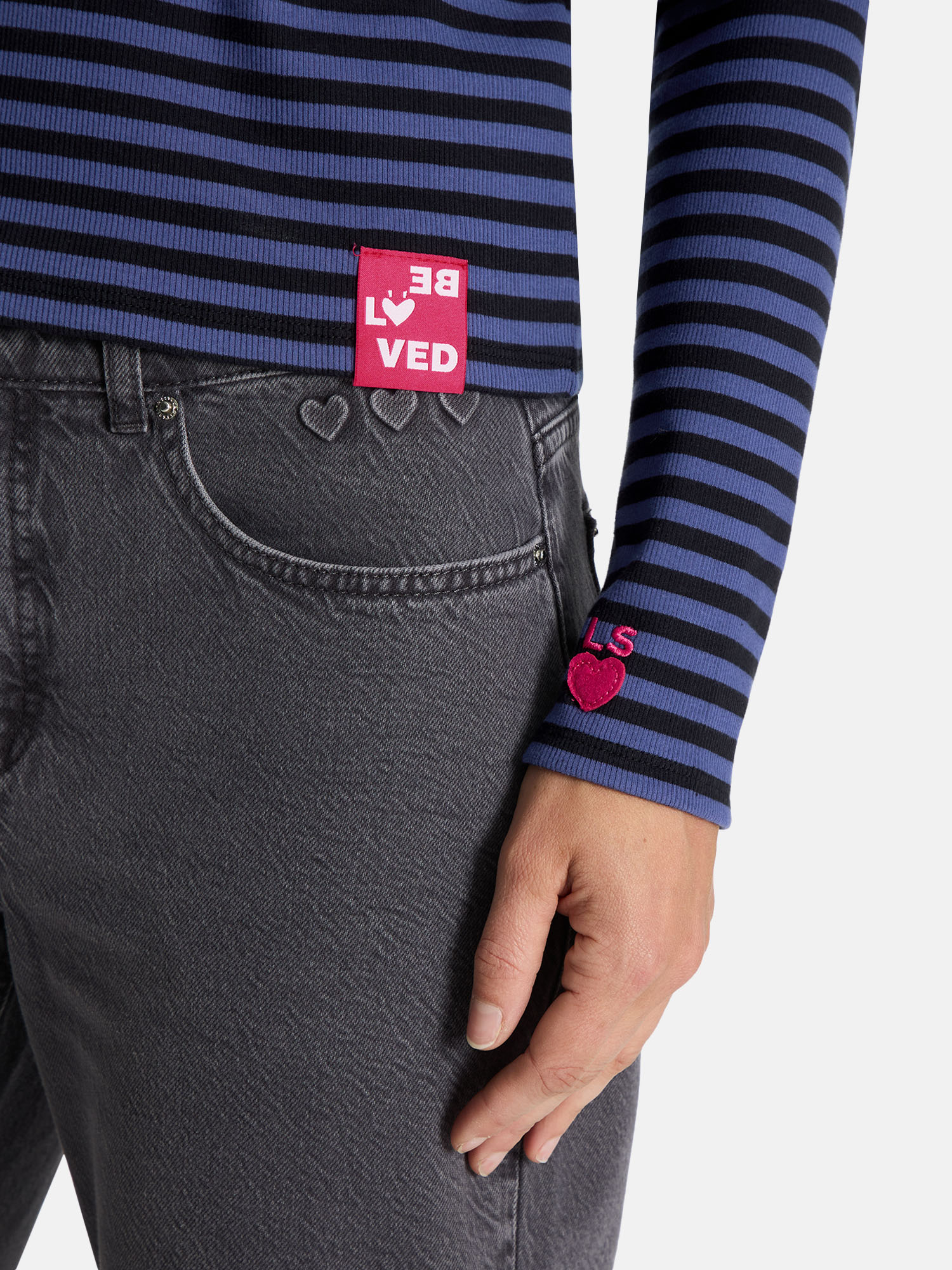 Thumbnail - Lieblingsstück Langarmshirt "Nashi" mit Streifen