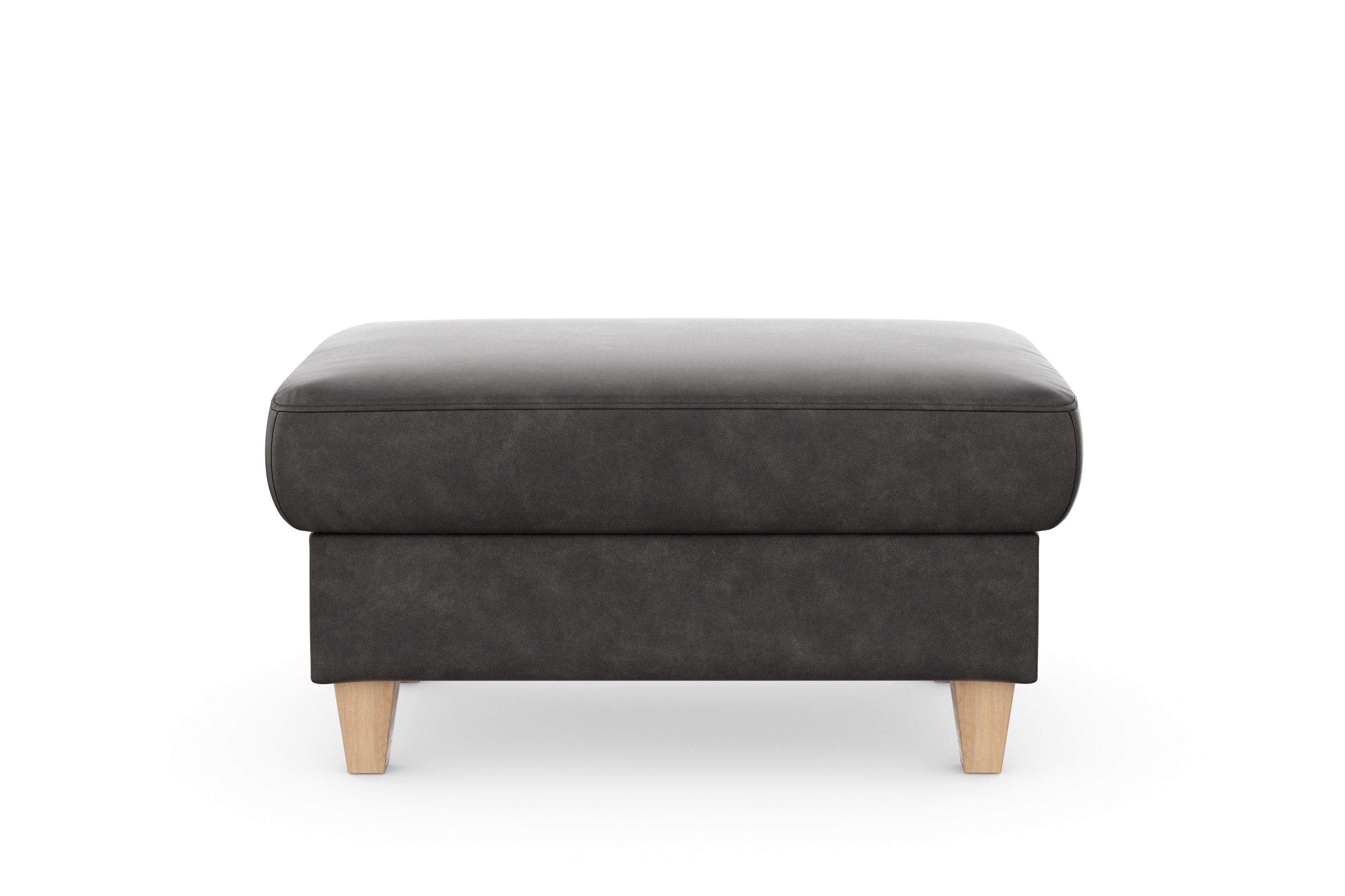 sit&more Stauraumhocker »Farö«, mit Stauraum und Federkern und naturfarbenen Füßen