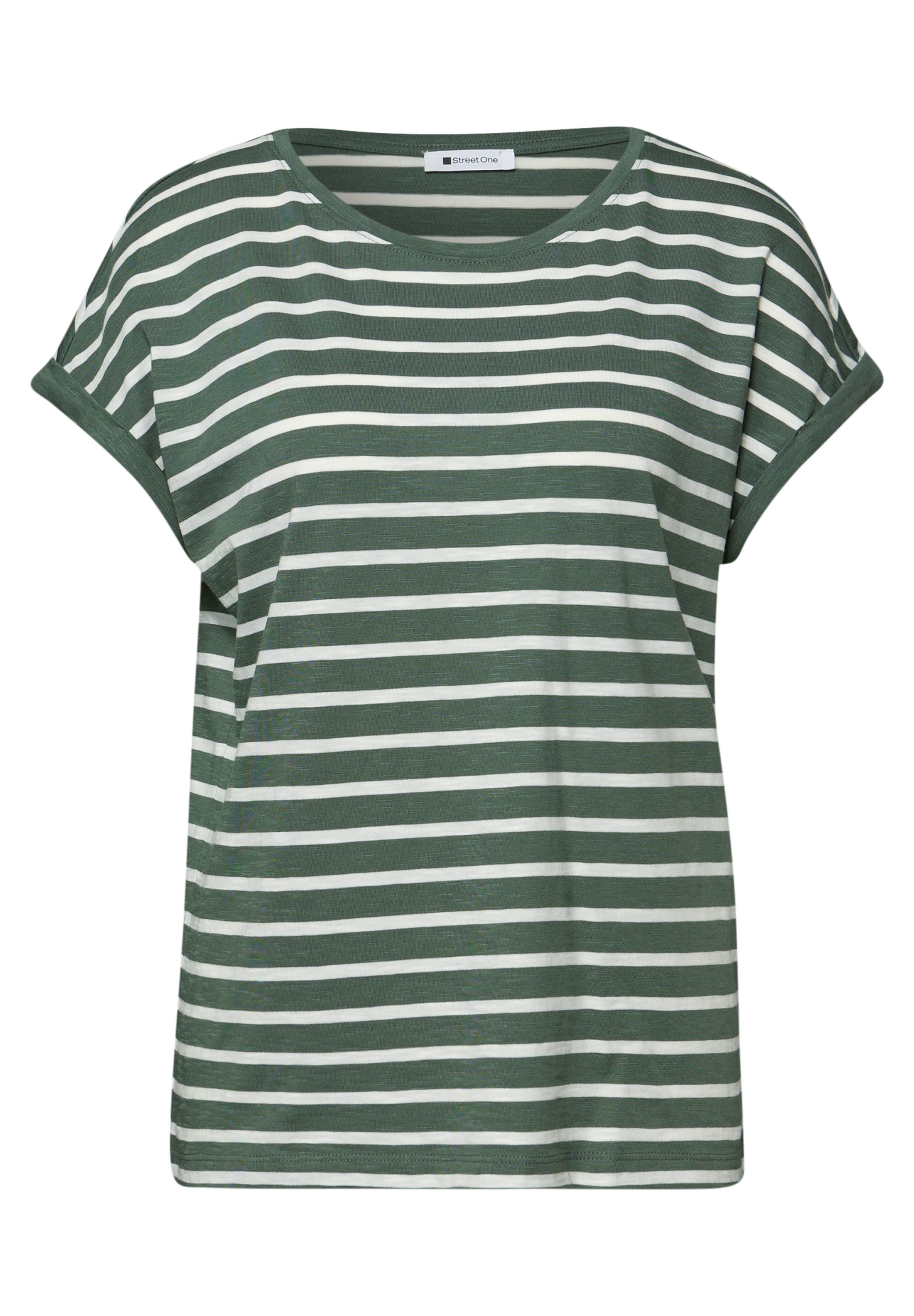 STREET ONE T-Shirt mit Rundhalsausschnitt