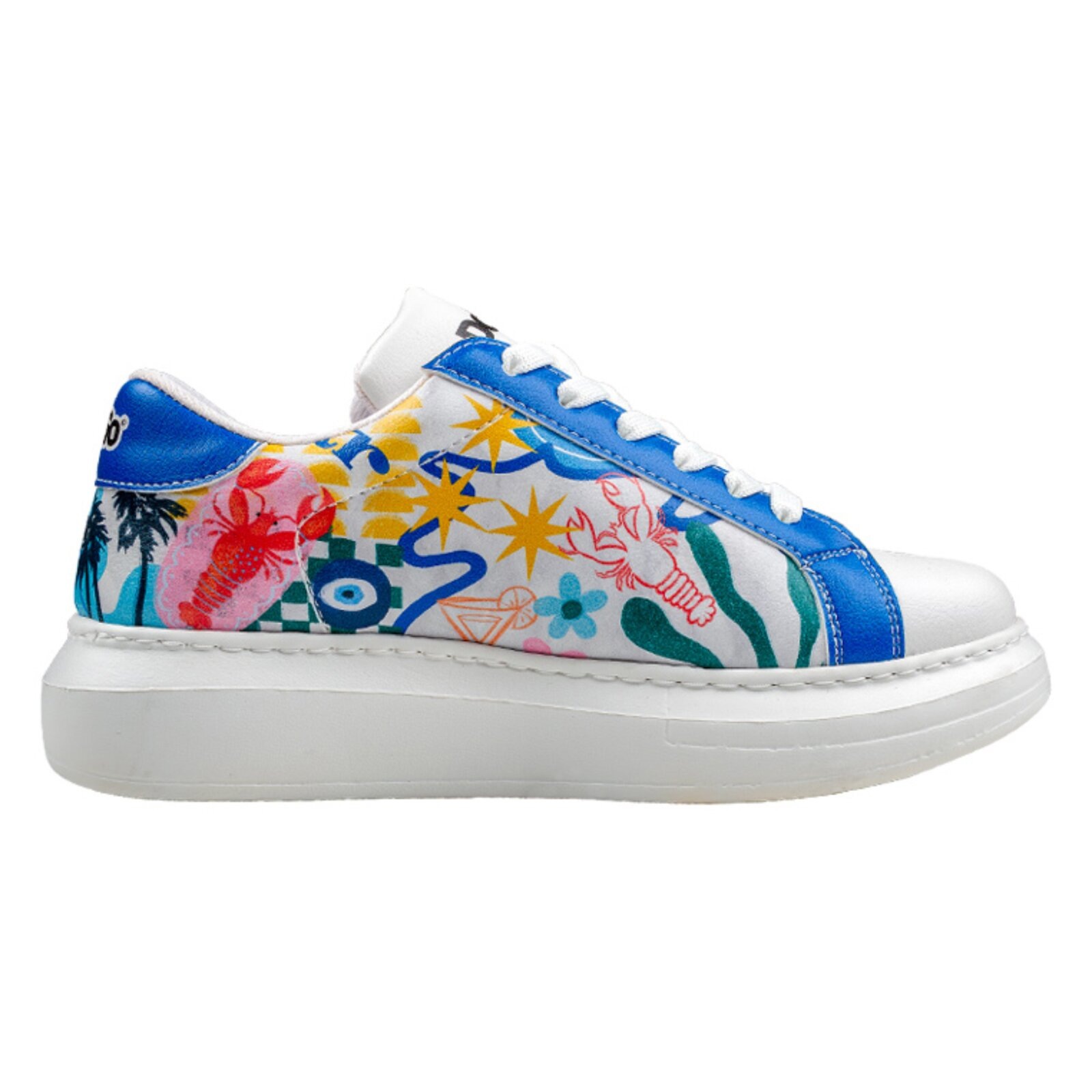DOGO Sneaker »Verona Low-Top Sneaker Azur Damen Sneaker«  Handgefertigt