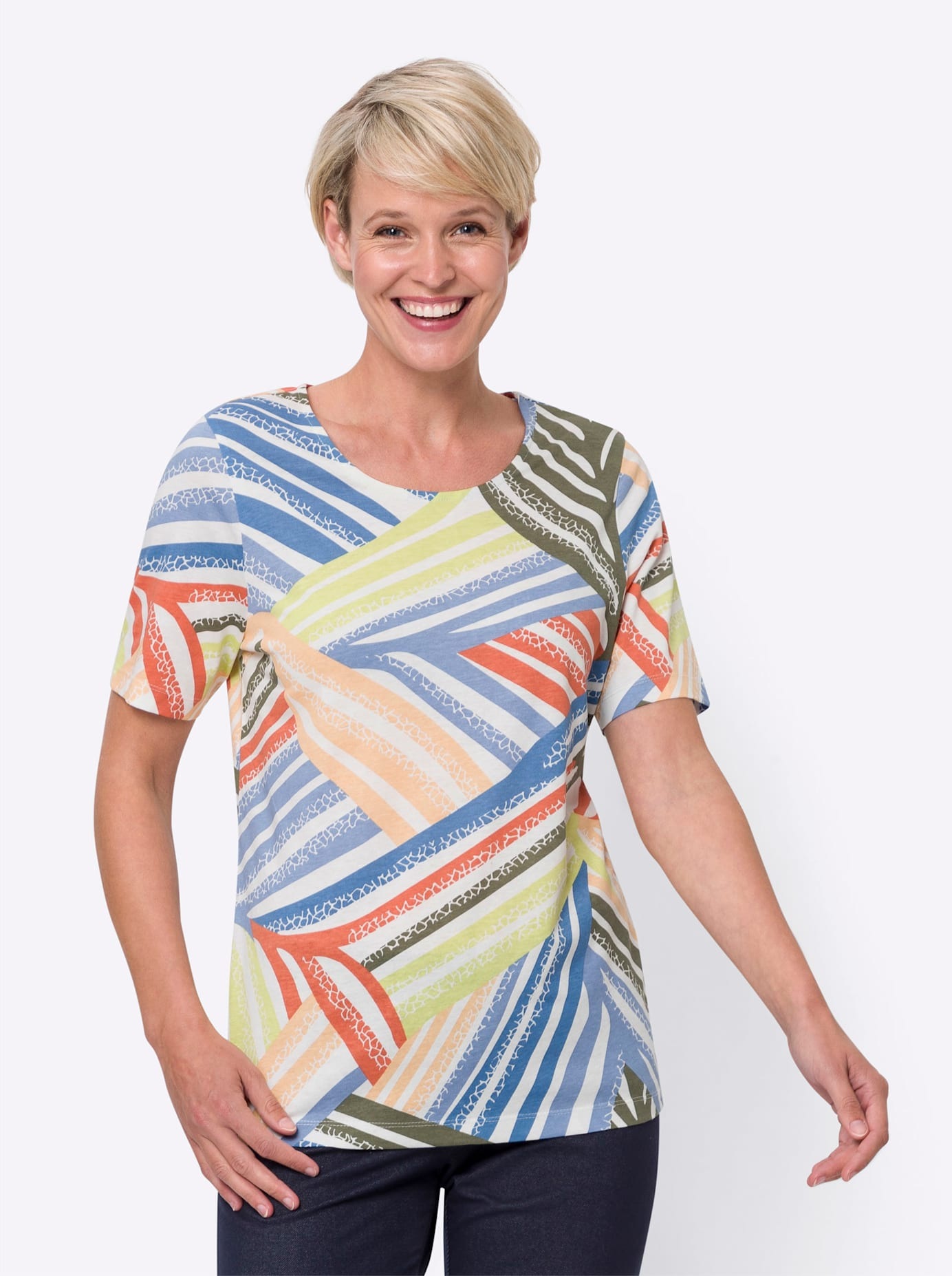 Classic Basics T-Shirt "Rundhals-Shirt" 1 Stk. tlg. günstig online kaufen