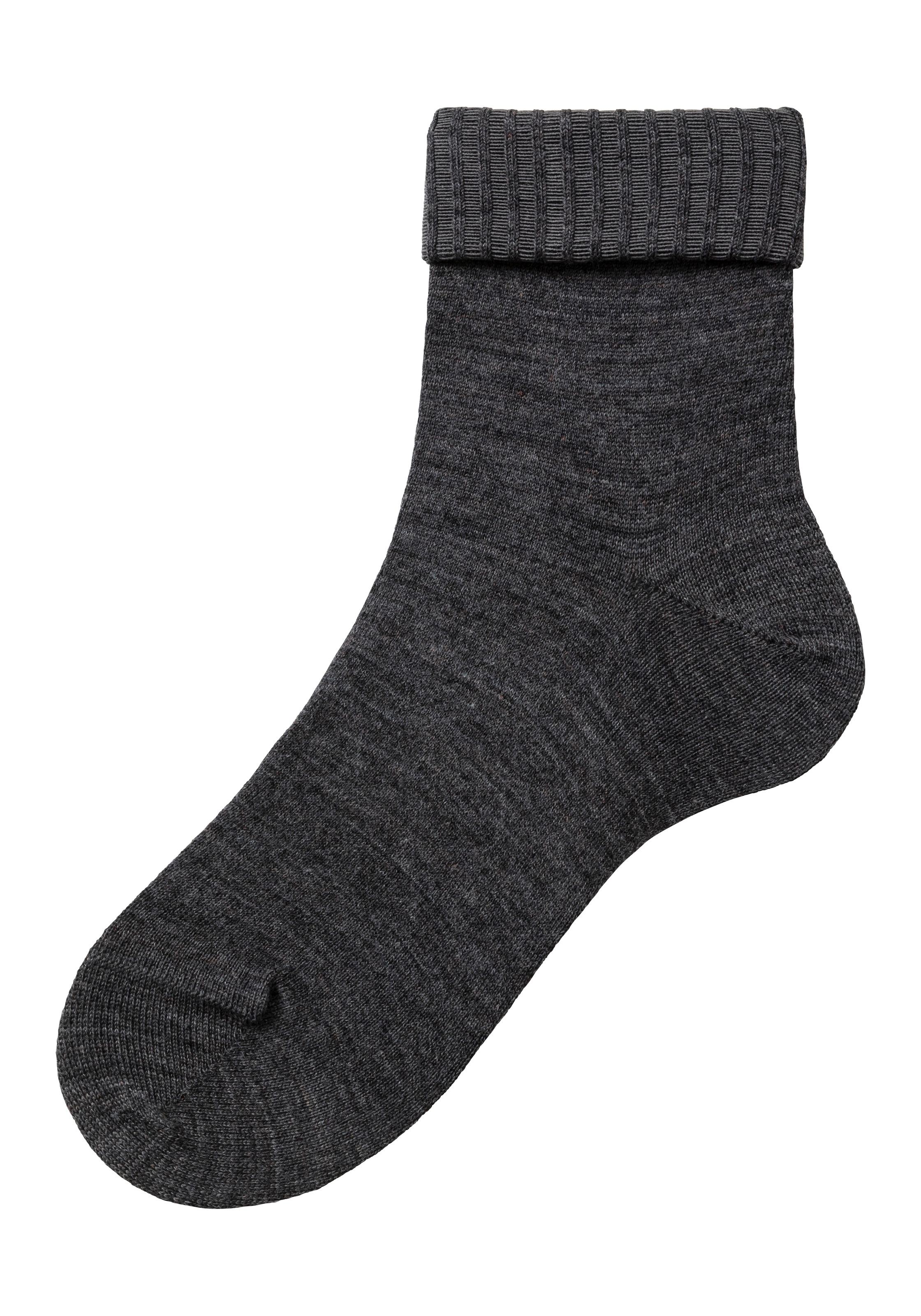 Lavana Umschlagsocken, (Packung, 3 Paar), fein gestrickt mit 53% Wolle