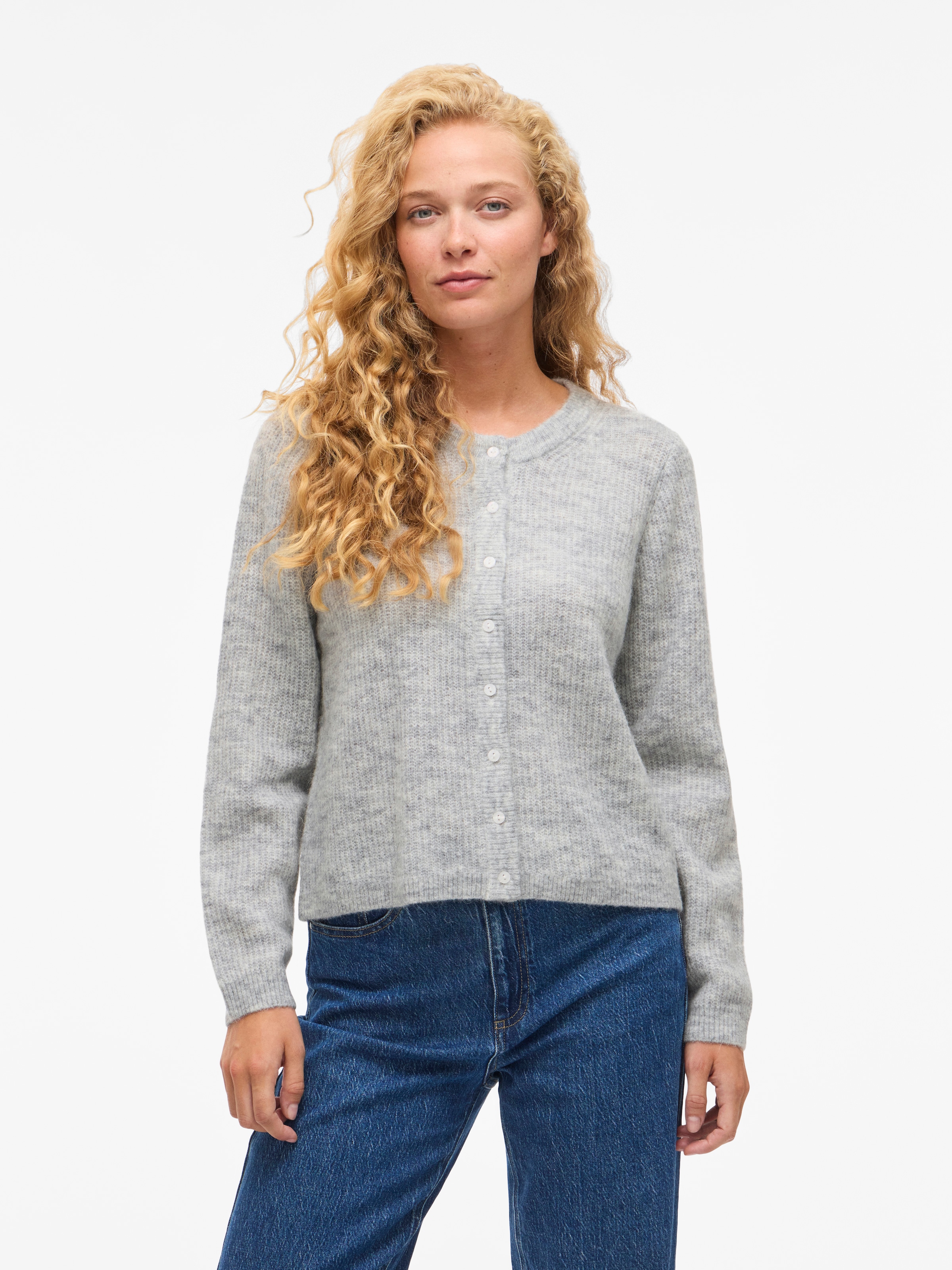 Vila Strickjacke »VILORY O-NECK L/S KNIT CARDIGAN-NOOS«