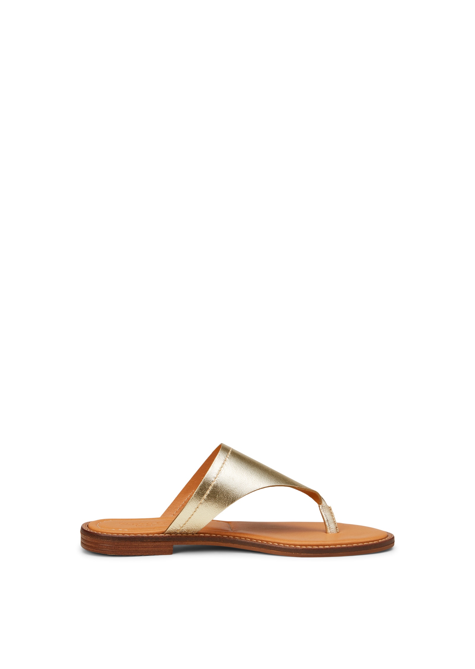 Marc O'Polo Sandale »mit Champagner-Metallic-Glanz«