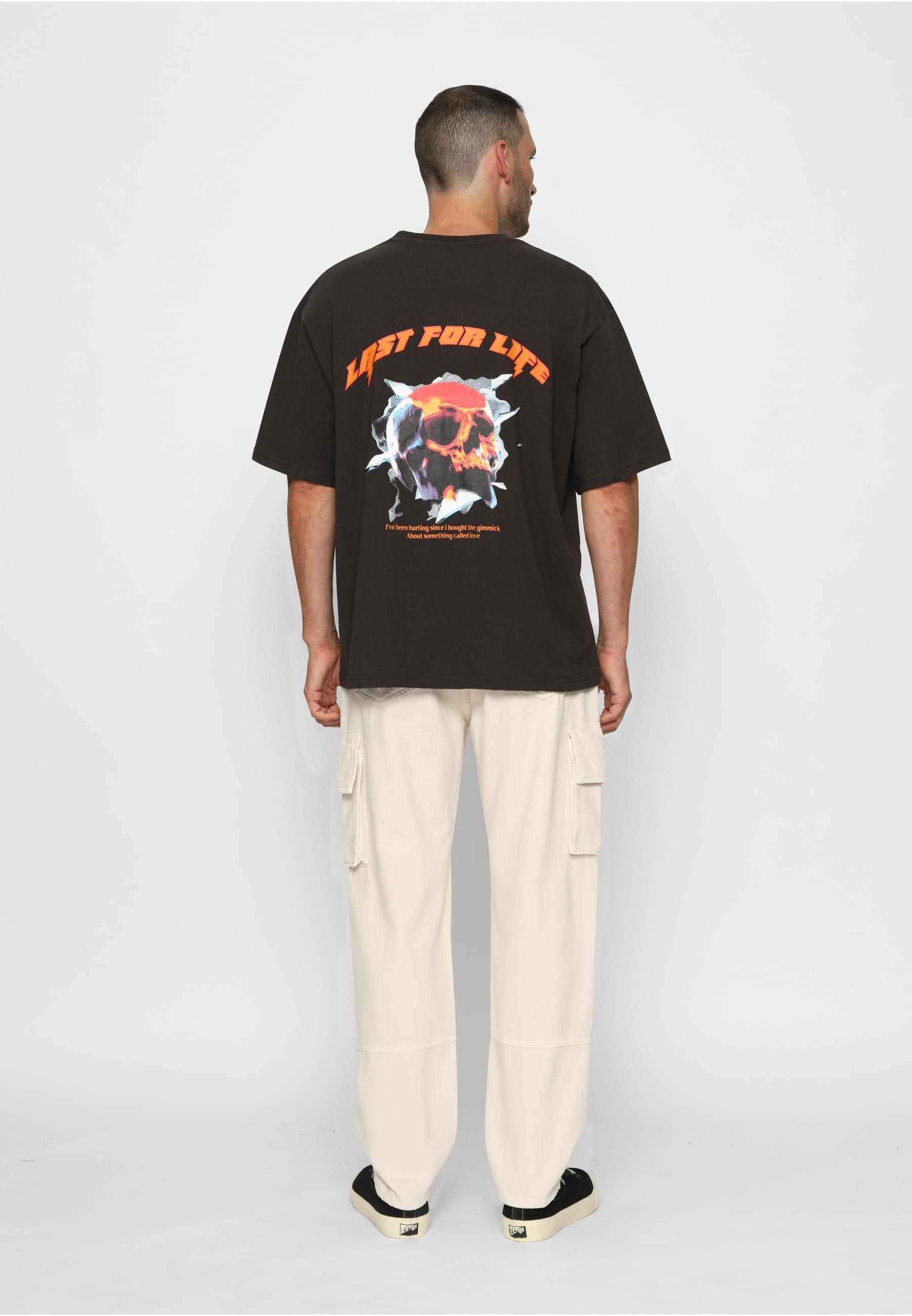 2Y Studios T-Shirt »2Y Studios Herren Last For Life Oversize Tee«, (1 tlg.)
