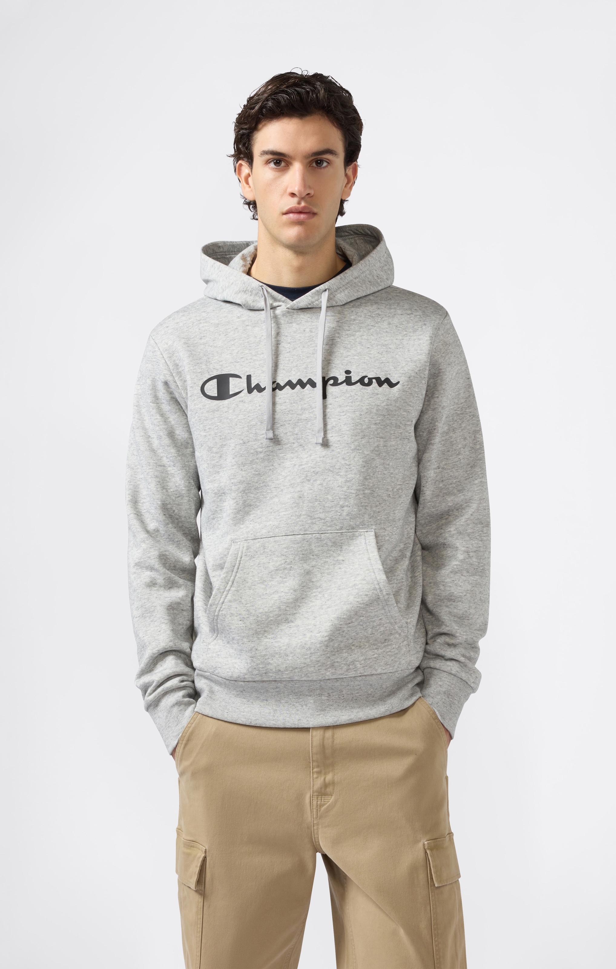Champion Kapuzensweatshirt "BASICS Fleece Hoodie Large Logo" 1 Stk. tlg. günstig online kaufen