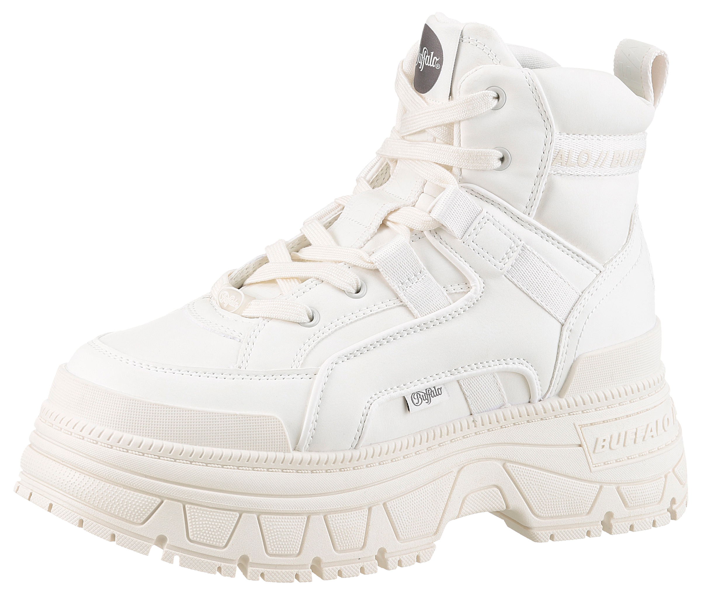 Schnürboots »FUSION HYB MID VEGAN«, Stiefelette, High Top Sneaker, Plateauabsatz, mit...