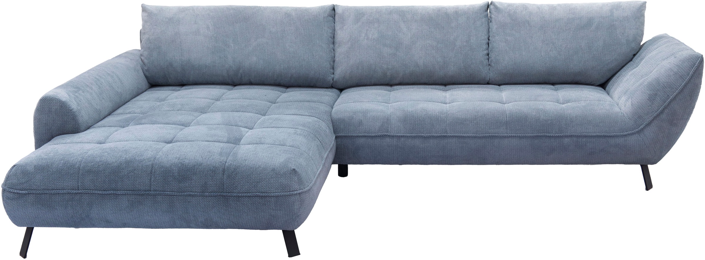 exxpo - sofa fashion Ecksofa »Biarritz modern und elegantes Mega Sofa mit tollem Sitzkomfort, L-Form«, XXL– Longchair Ecke in hochwertiger Verarbeitung, Stellmaße 324x203cm