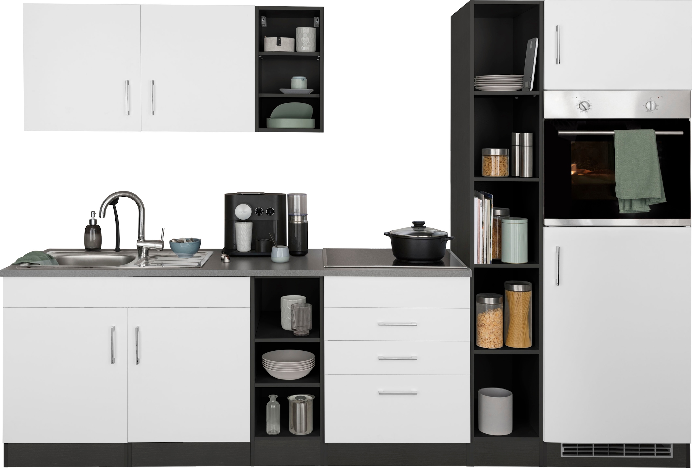 KOCHSTATION Küchenzeile "KS-Paris – Küchen mit einzigartigen Fotomotiven au günstig online kaufen