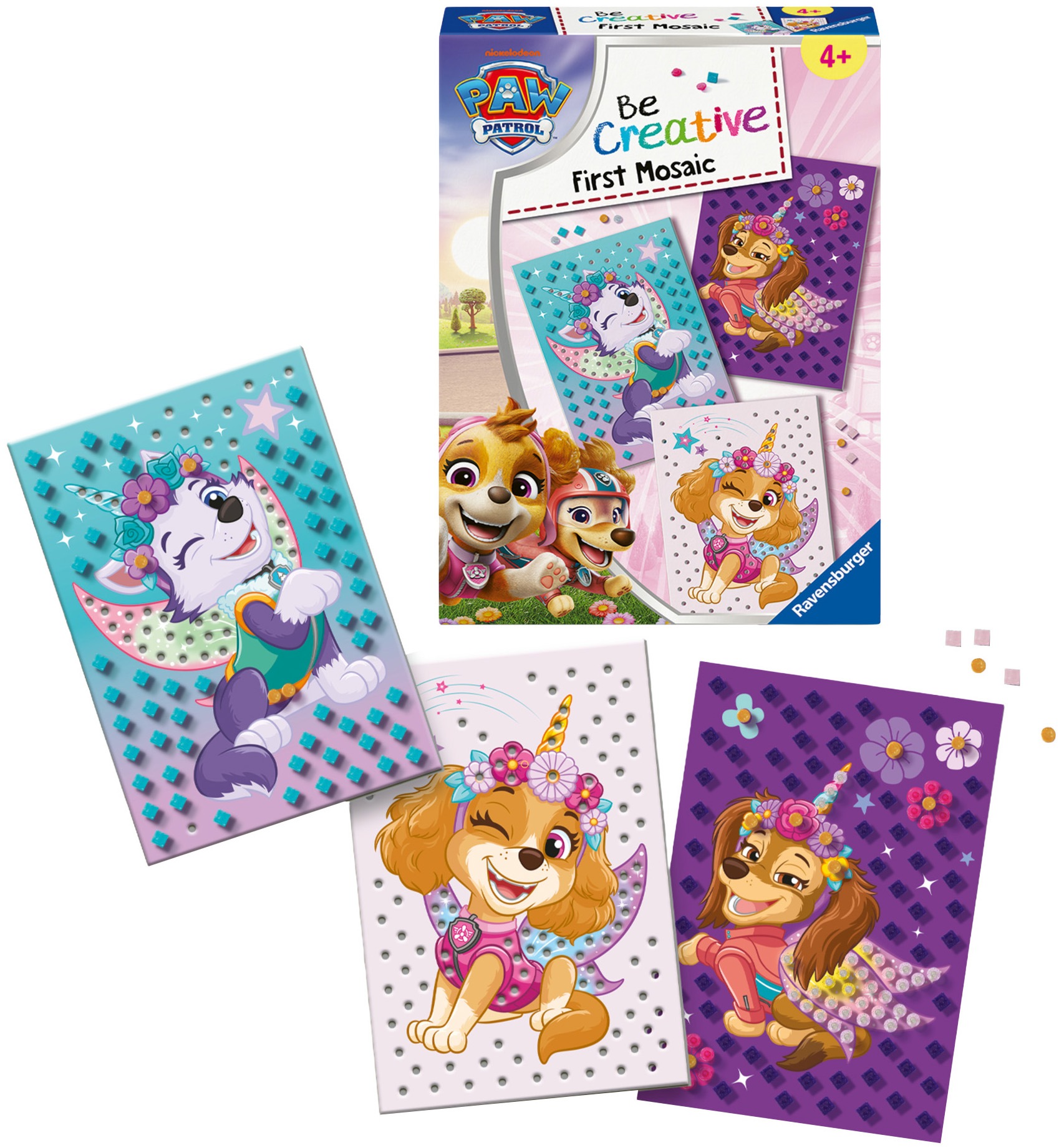 Ravensburger Kreativset »BeCreative Midi, Mein erstes Mosaik Paw Patrol« Made in Europe