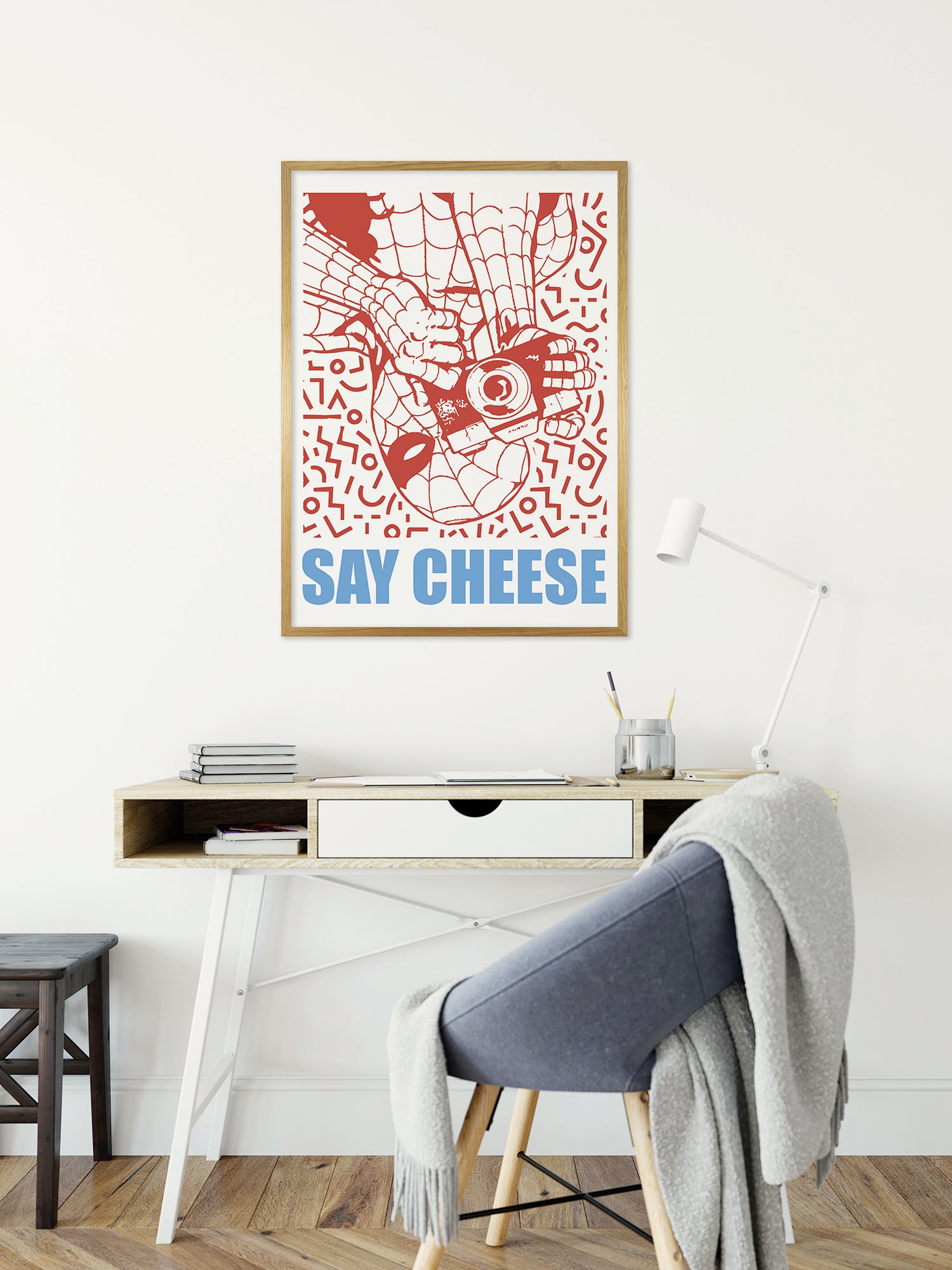 Komar Wandbild "Marvel Spider-Man Say Cheese Red" Disney Set, 1 Stk. tlg. 4 günstig online kaufen