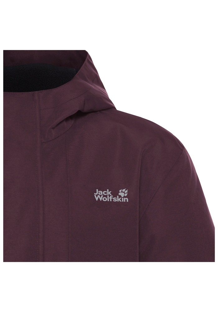 Jack Wolfskin Outdoorjacke »CANVEY JKT KIDS«, mit Kapuze