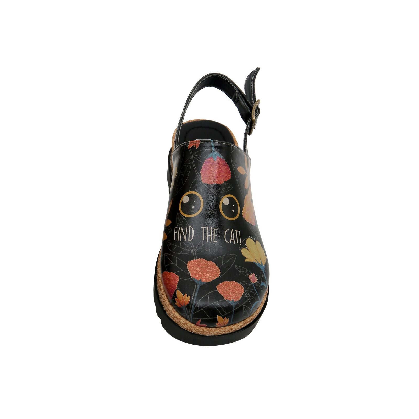 DOGO Clog »Damen Akita Find the Cat Vegan Damen Clog«, Vegan