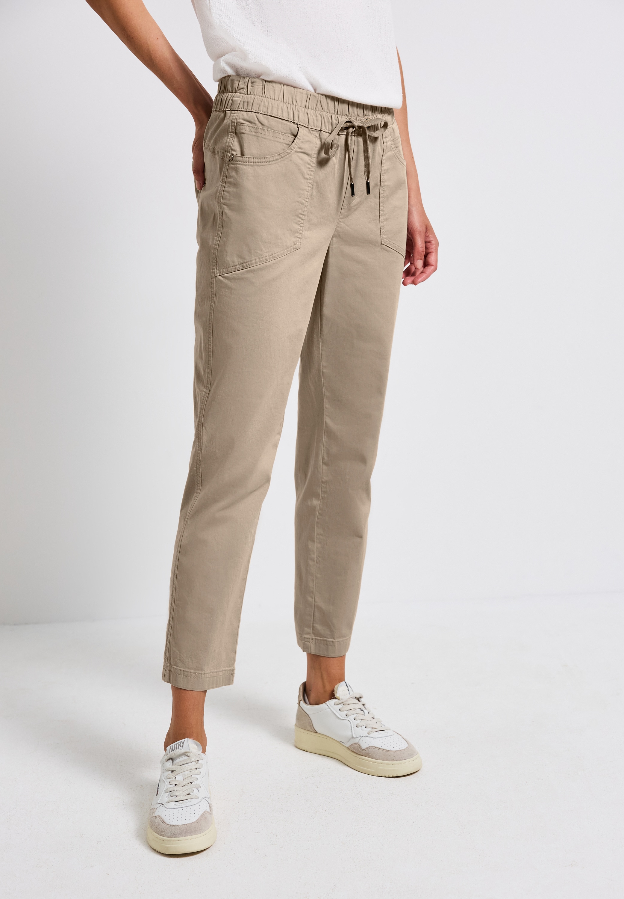 STREET ONE Röhrenhose, mit Elastikbund günstig online kaufen