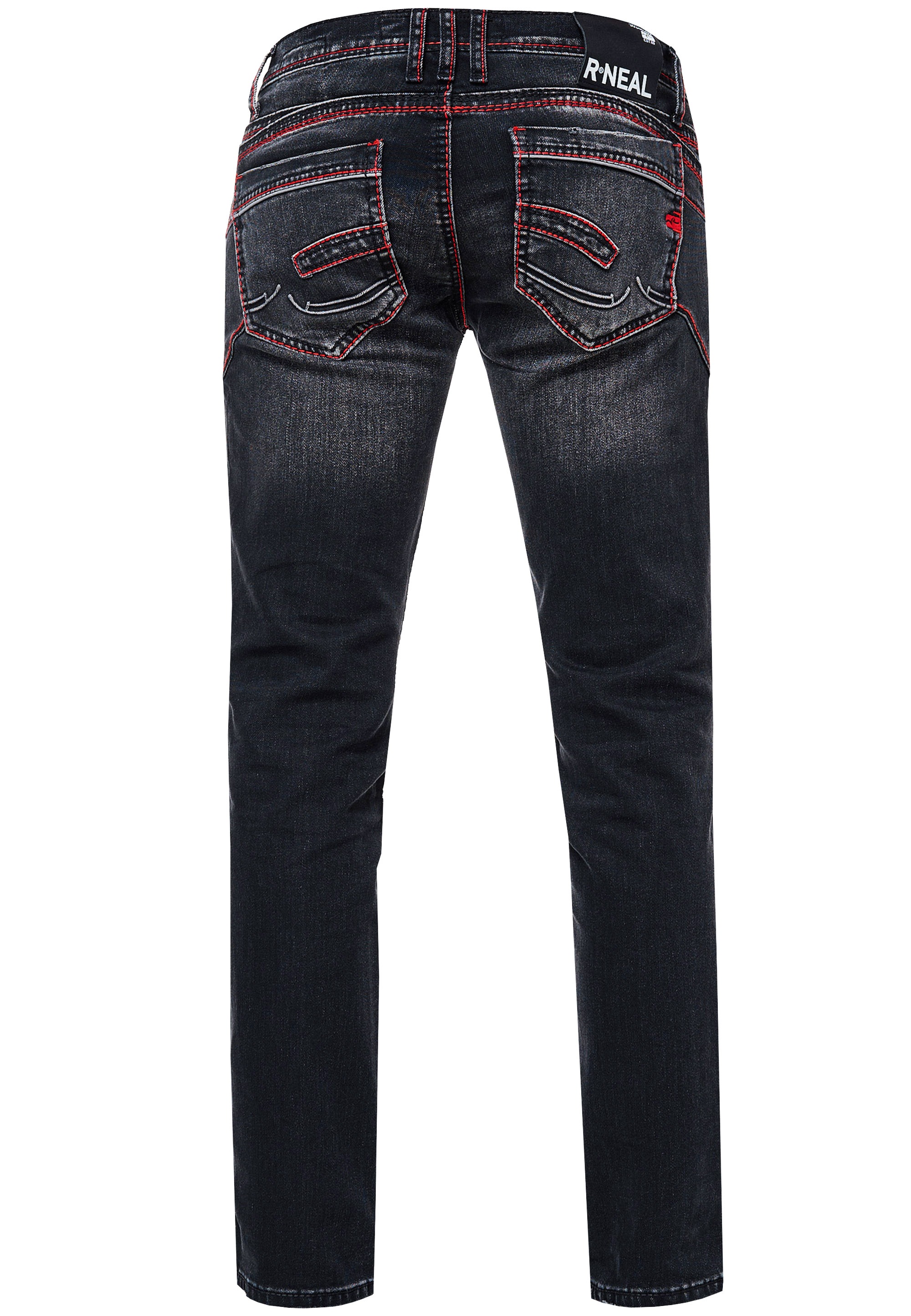 Rusty Neal Straight-Jeans trendigen mit Kontrastnähten BAUR 45«, ▷ bestellen | »RUBEN