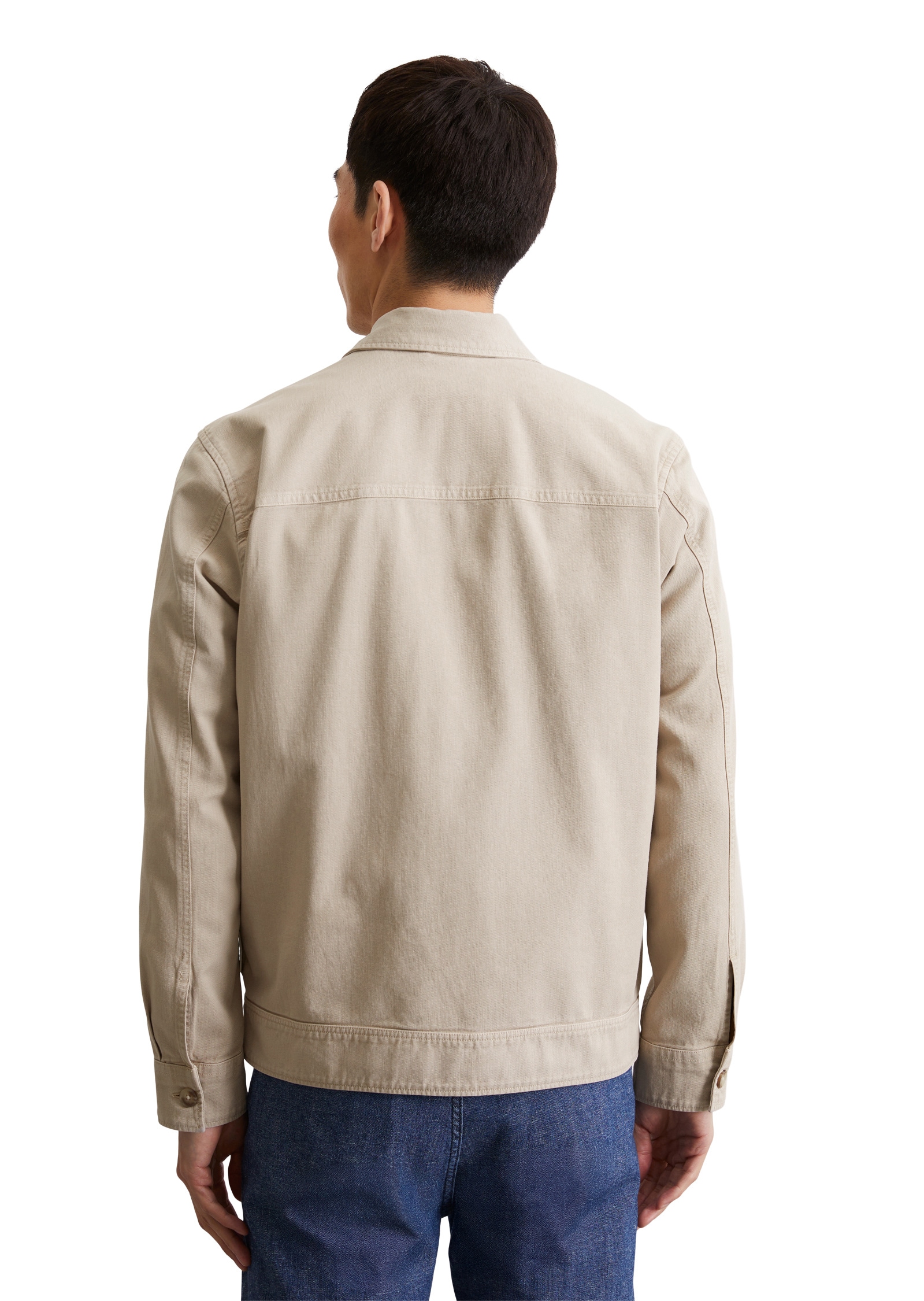 Marc O'Polo Kurzjacke »aus robustem Bo-Baumwoll-Twill«, ohne Kapuze