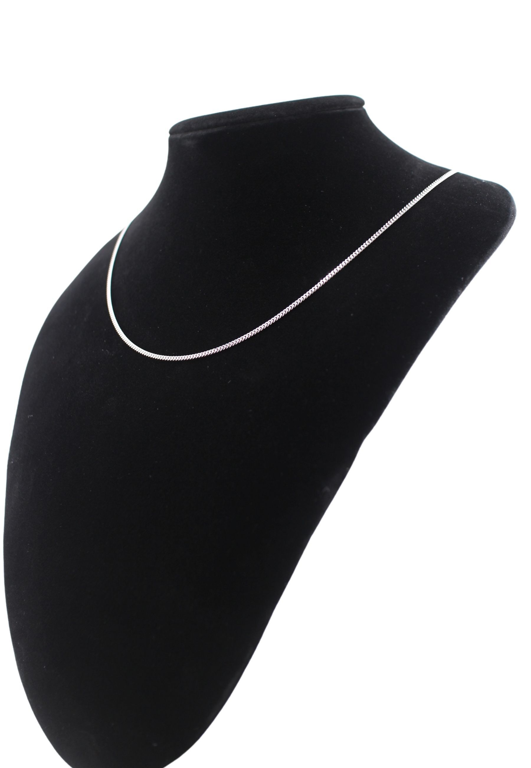 Adelia´s Silberkette »925 Silber Flach Panzer Halskette Ø 1,8 mm«, Silberschmuck für Damen