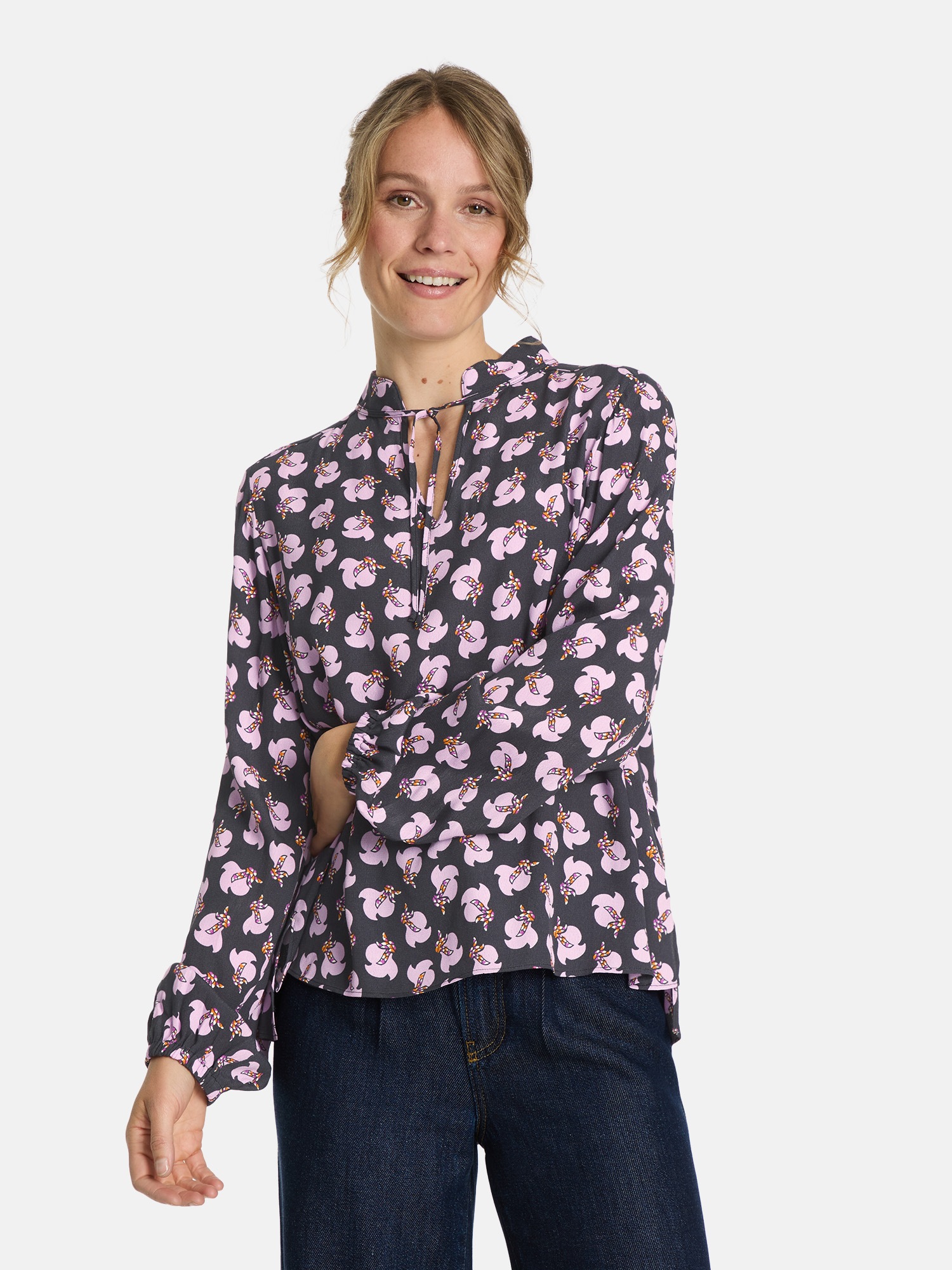 Lieblingsstück Schlupfbluse "RachiL" mit Alloverprint günstig online kaufen