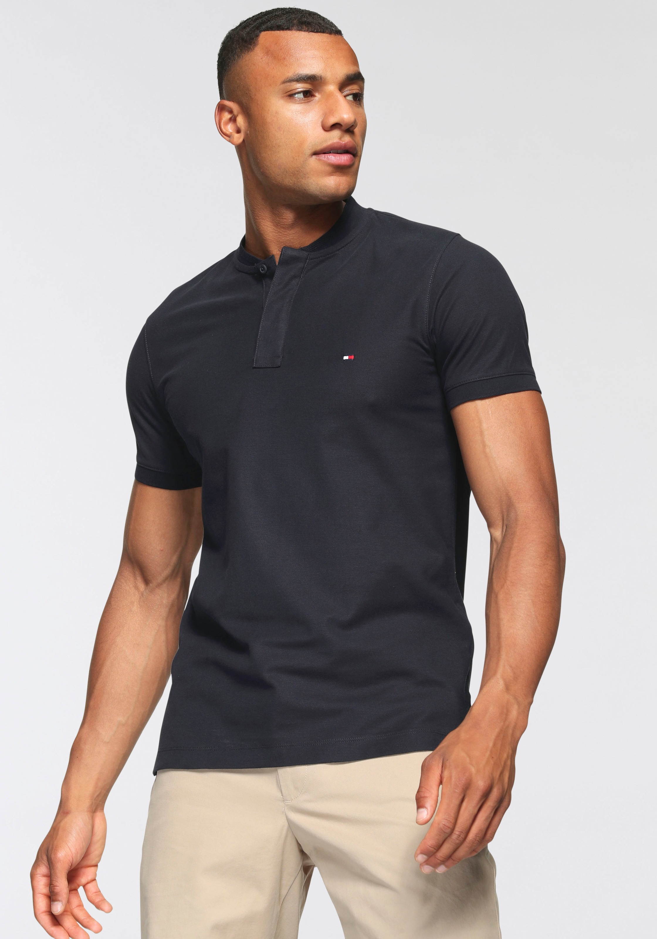 tommy hilfiger stehkragen polo