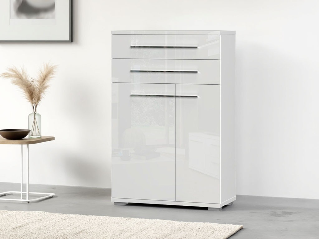 OTTO home Schuhschrank "Piano" (H/B/T): 117/76/35cm, UV lackiert, hochglänz günstig online kaufen