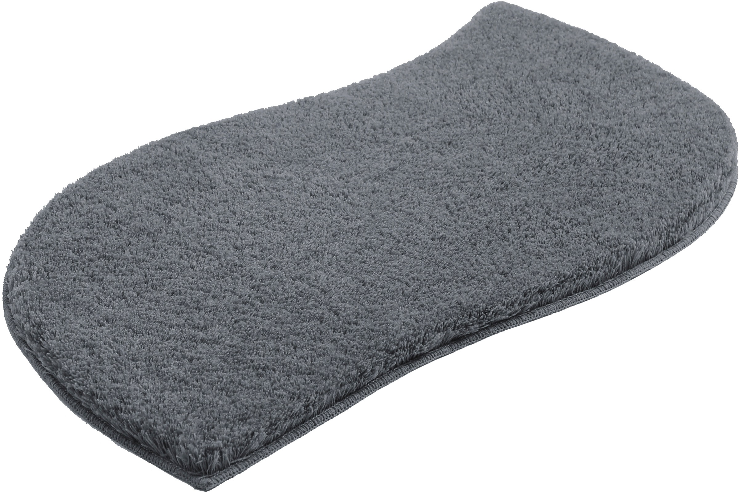my home Badematte »Merida, Badvorleger, Badezimmer Teppich«, rutschhemmend beschichtet, fußbodenheizungsgeeignet-schnell trocknend-strapazierfähig, Badteppich, Uni Farben, rechteckig, rund & als 2-tlg. Set erhältlich