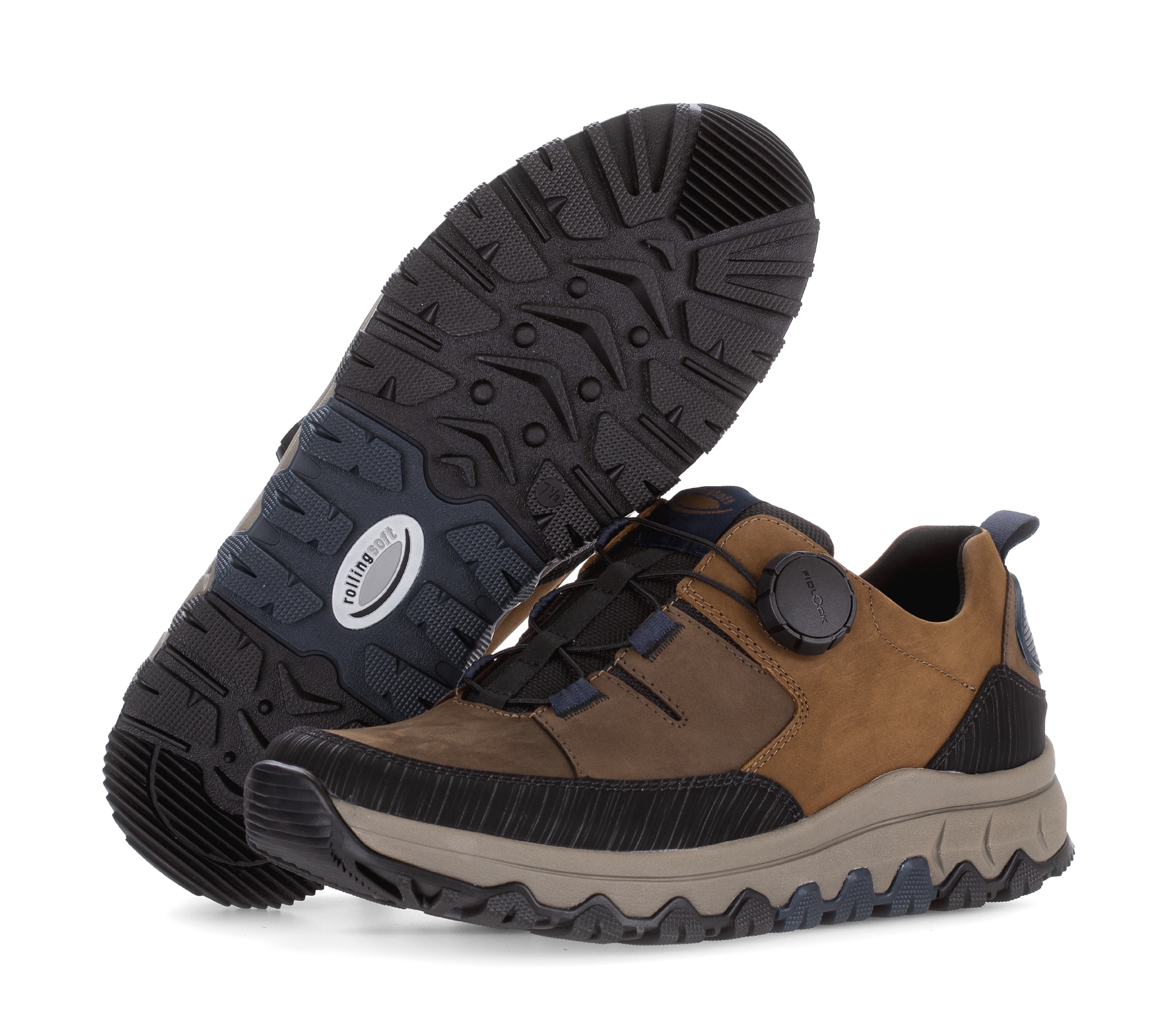 Gabor Rollingsoft Sneaker, Komfortschuh, Halbschuh mit Drehverschluss, in Bequemweite G