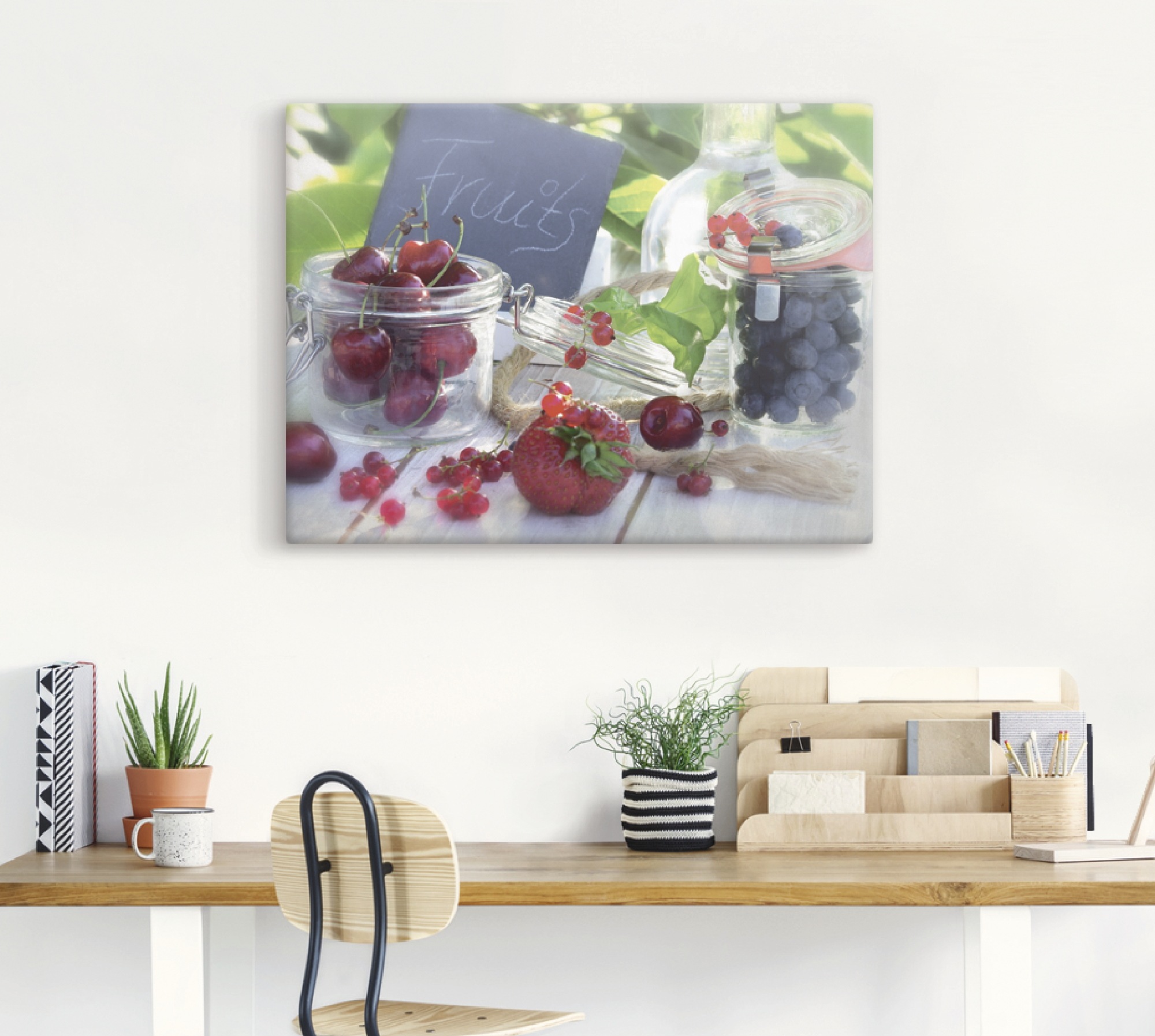 Artland Wandbild »Frischer Früchte Sommer«, Lebensmittel, (1 St.), als Leinwandbild, Poster in verschied. Größen
