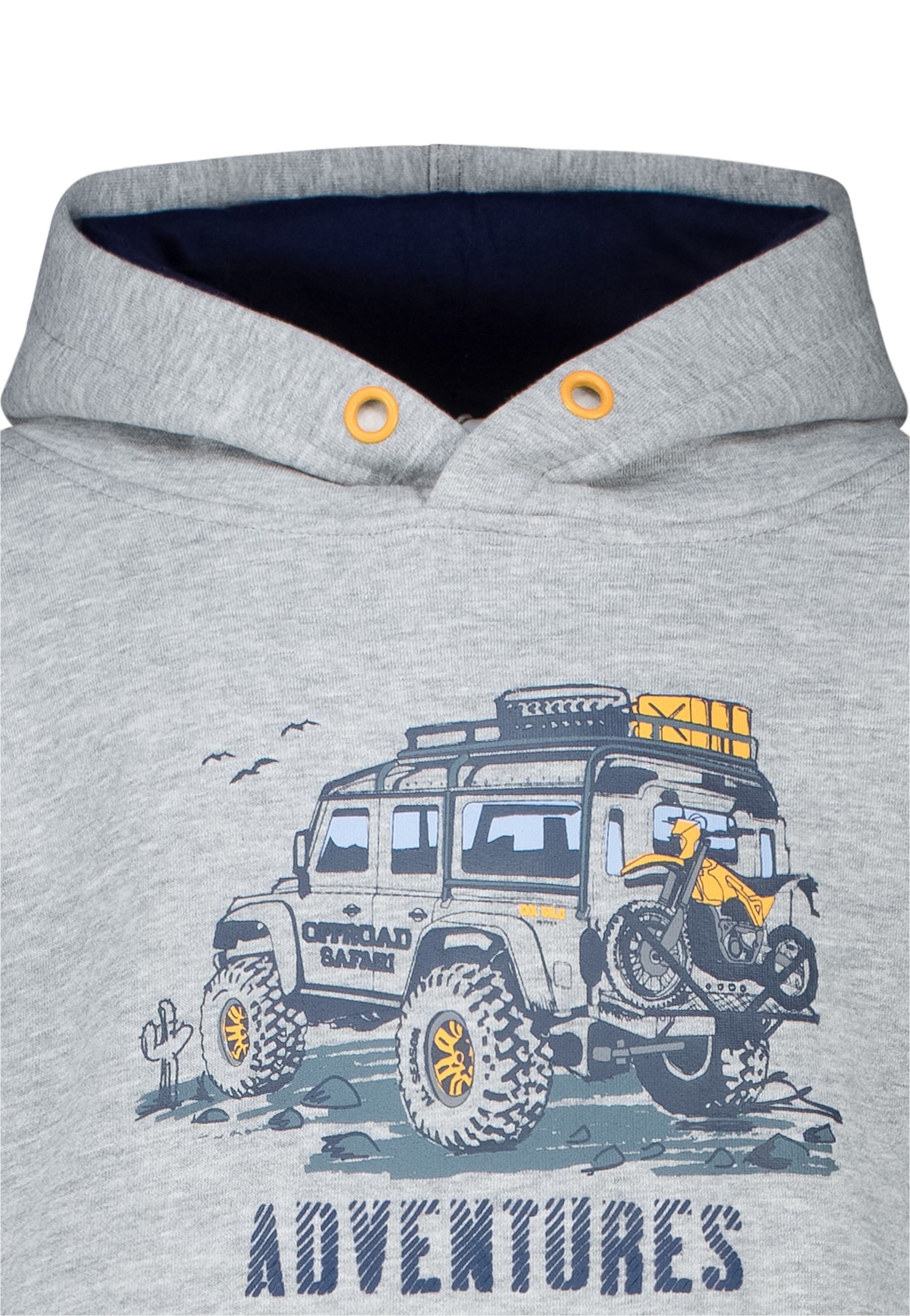 SALT AND PEPPER Kapuzensweatshirt »Adventures«, mit kuscheliger Innenseite