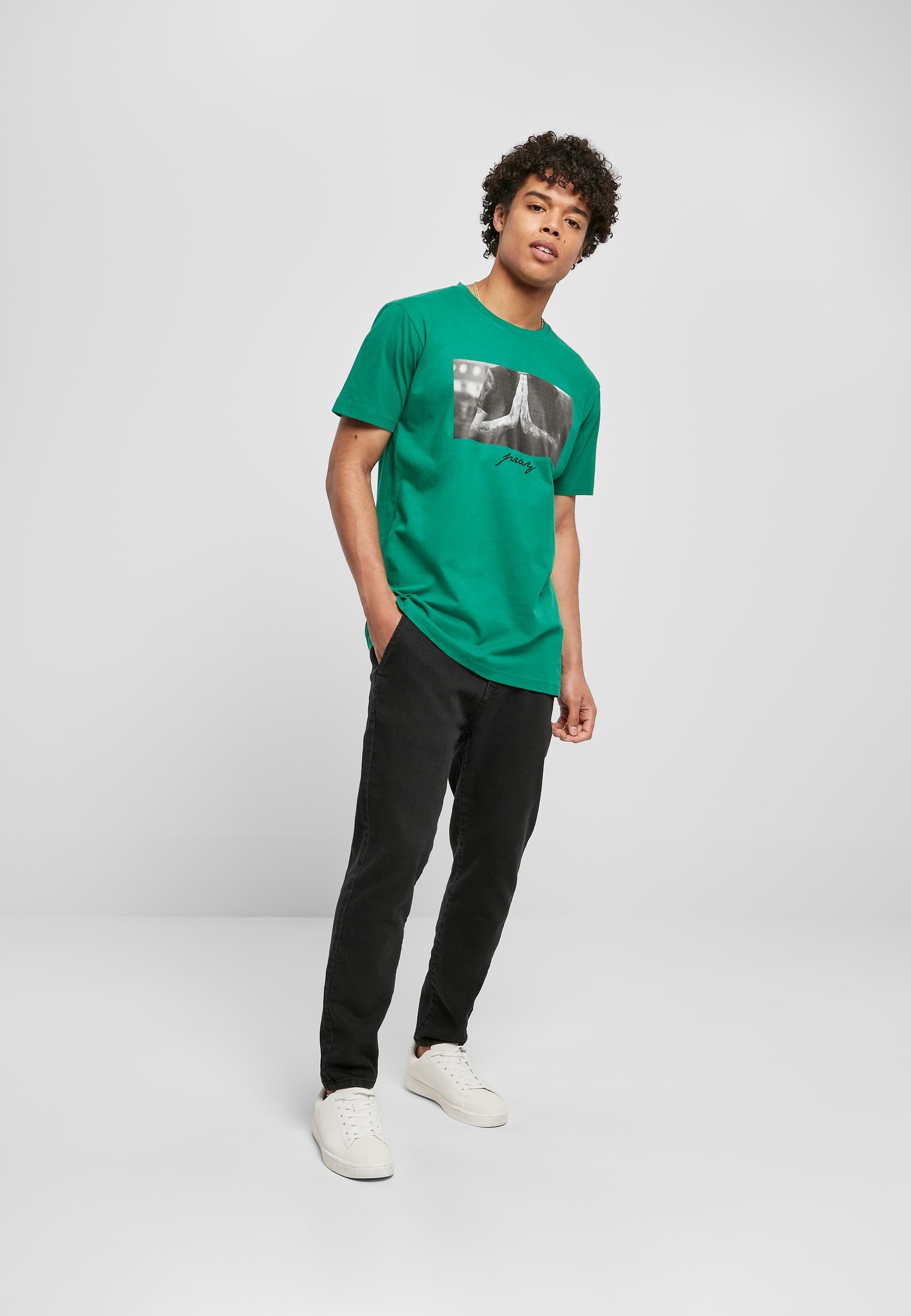 MisterTee T-Shirt »MisterTee Herren Pray Tee«, (1 tlg.)