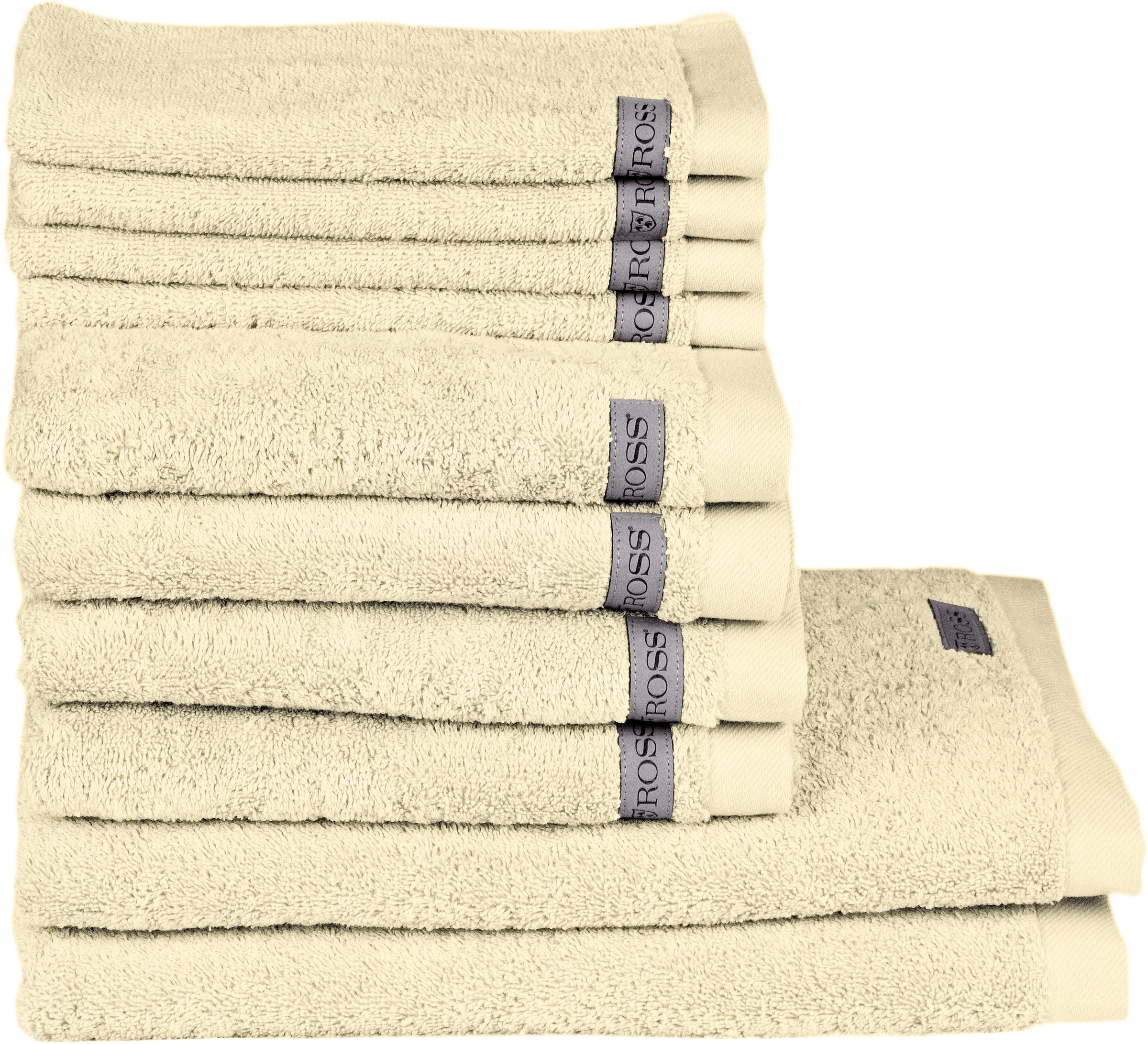 ROSS Handtuch Set "Sinfonie" Set Frottier beinhaltet Gästetücher, Handtücher und Badetücher