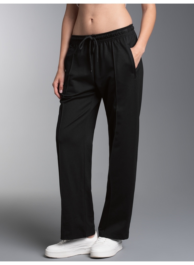 Trigema Jerseyhose "TRIGEMA Freizeithose mit weitem Bein und Elastikbund"