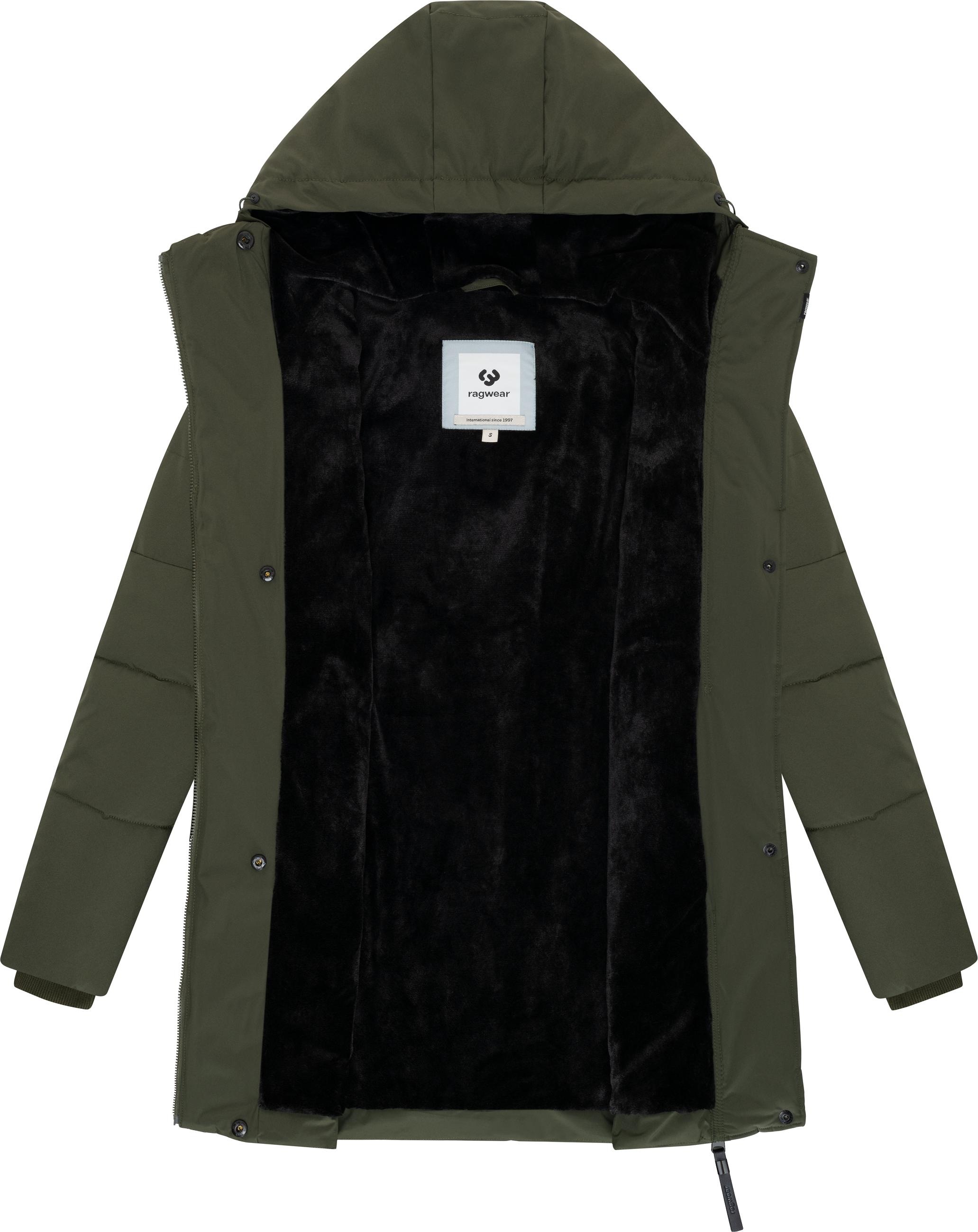 Ragwear Steppmantel »Pevilla YOUMODO«, Wasserdichter Damen Winter gesteppter Kurzmantel