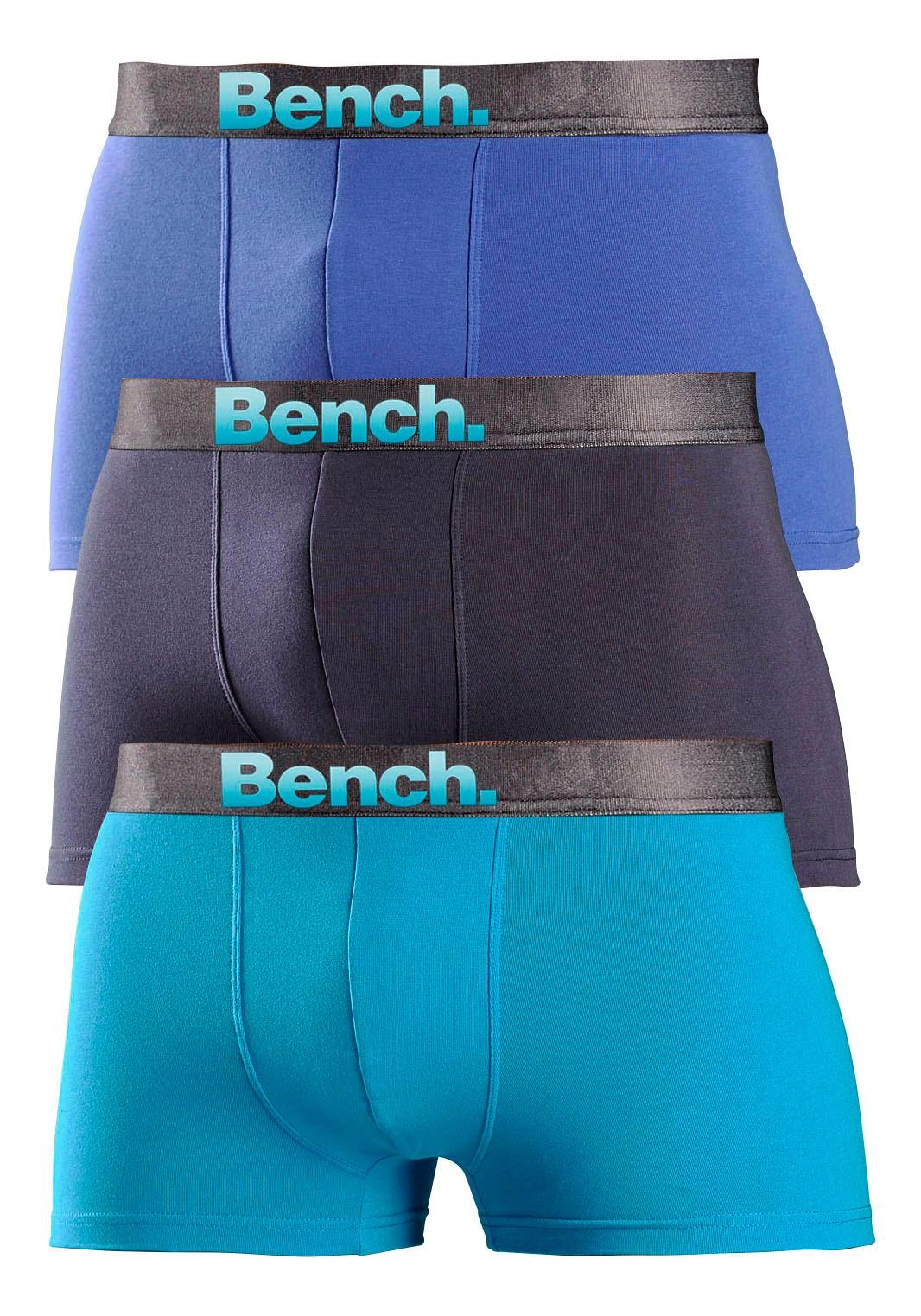Bench. Boxer "Boxershorts für Herren" Packung, 3 Stk. Unterhosen mit Logo W günstig online kaufen