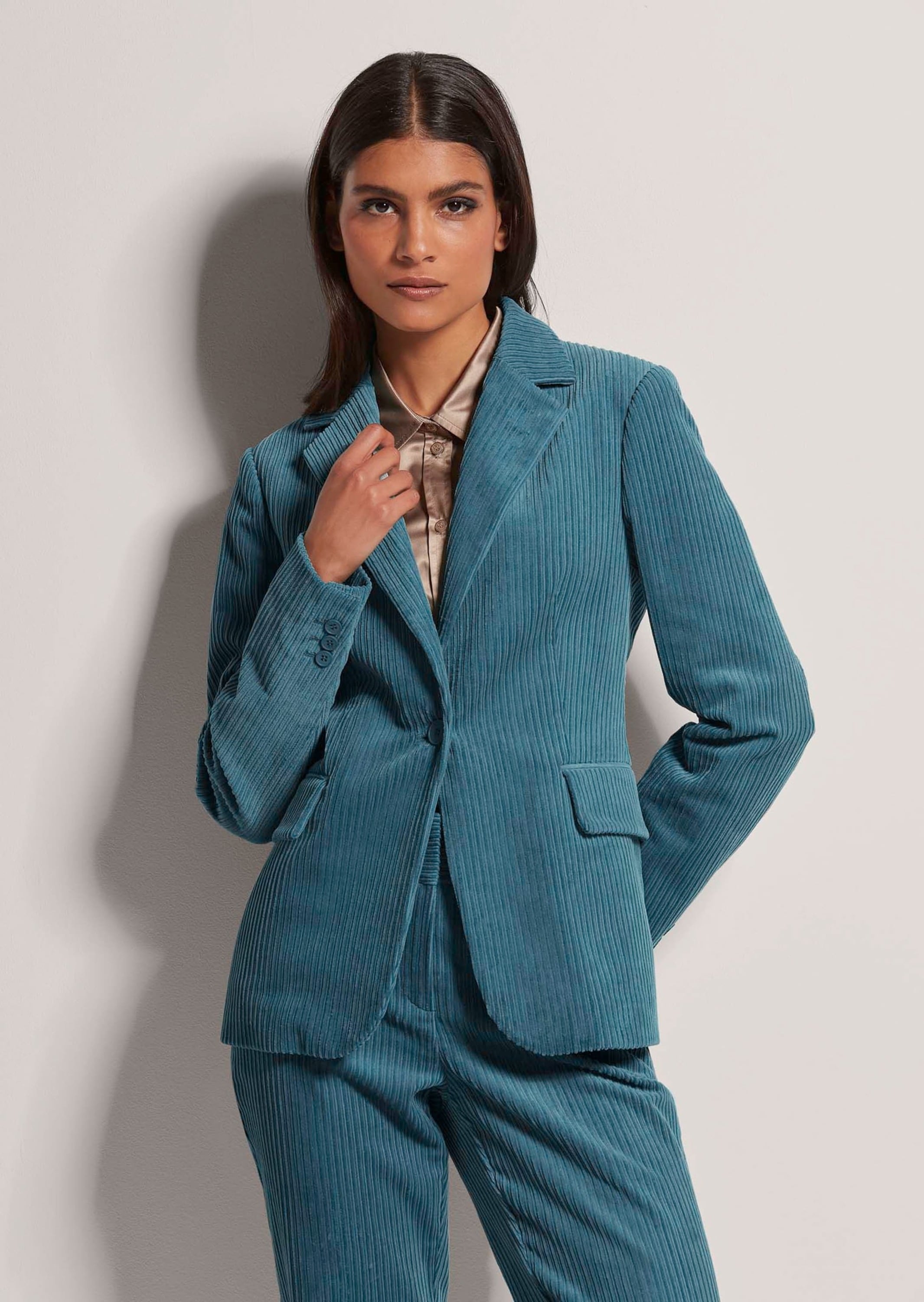 MADELEINE Jerseyblazer »Blazer Cord-Blazer«