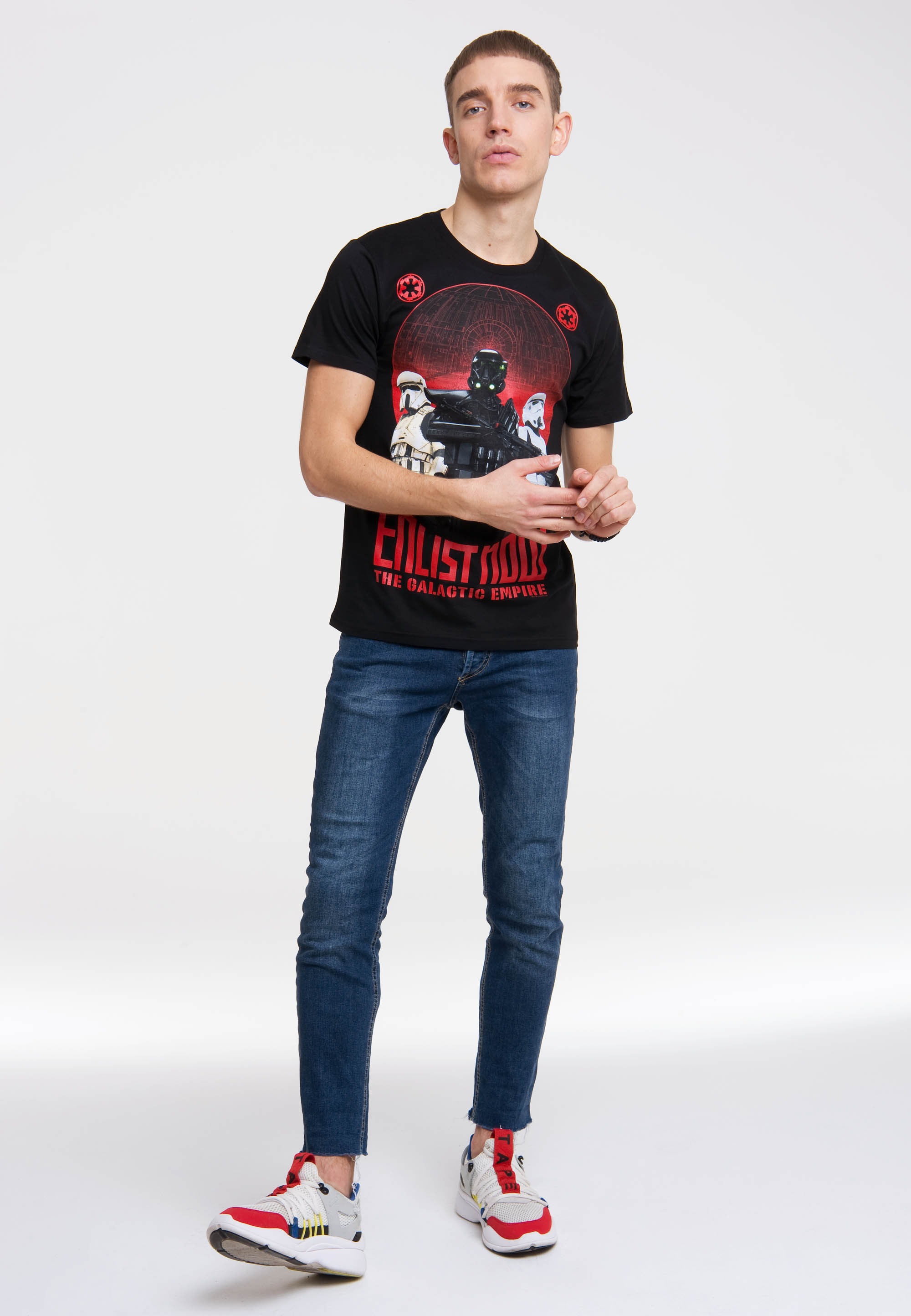 LOGOSHIRT T-Shirt »Star Wars - Galactic Empire«, mit Star Wars-Motiv