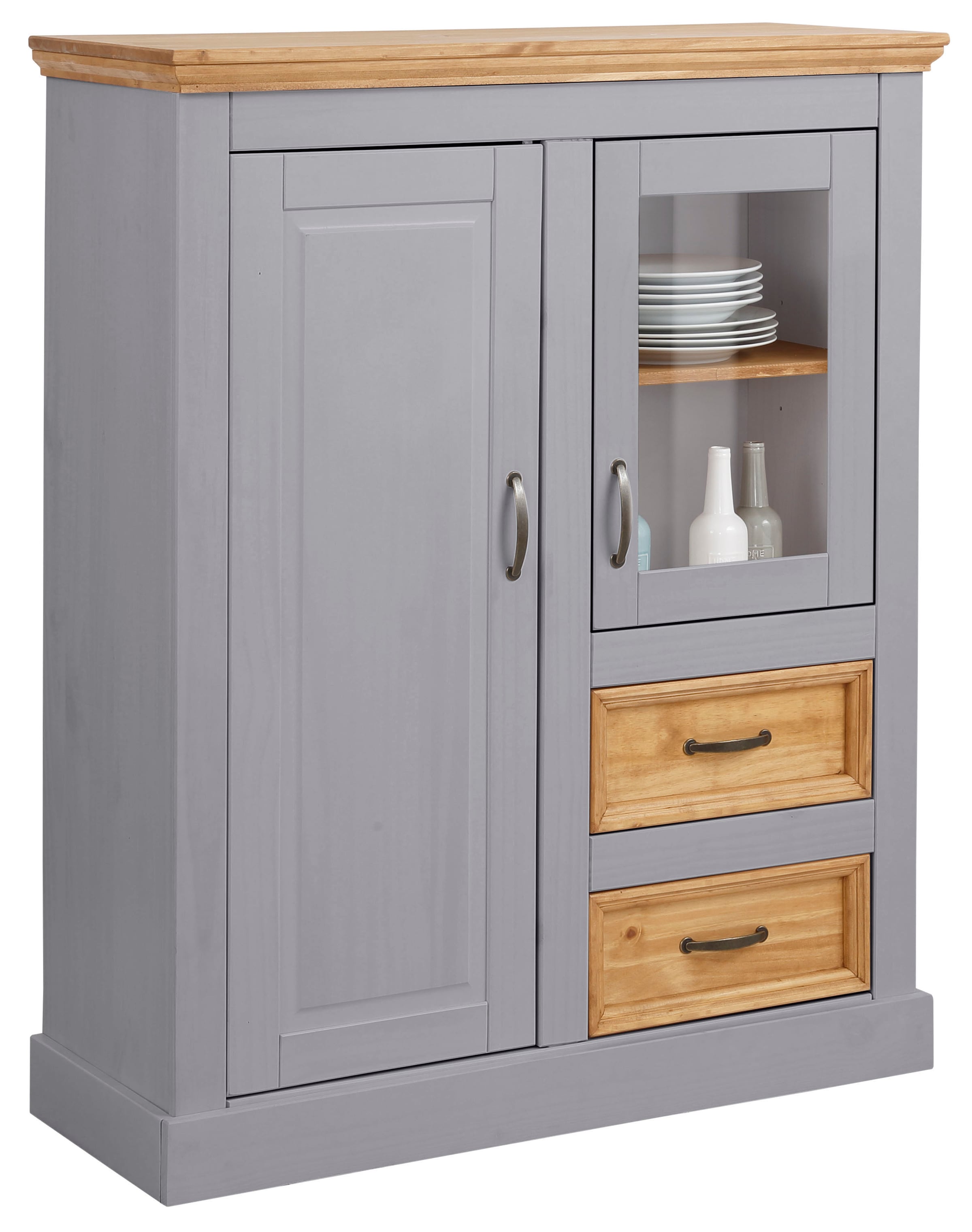 Home affaire Highboard »Selma«, Vitrine, Breite 100 cm