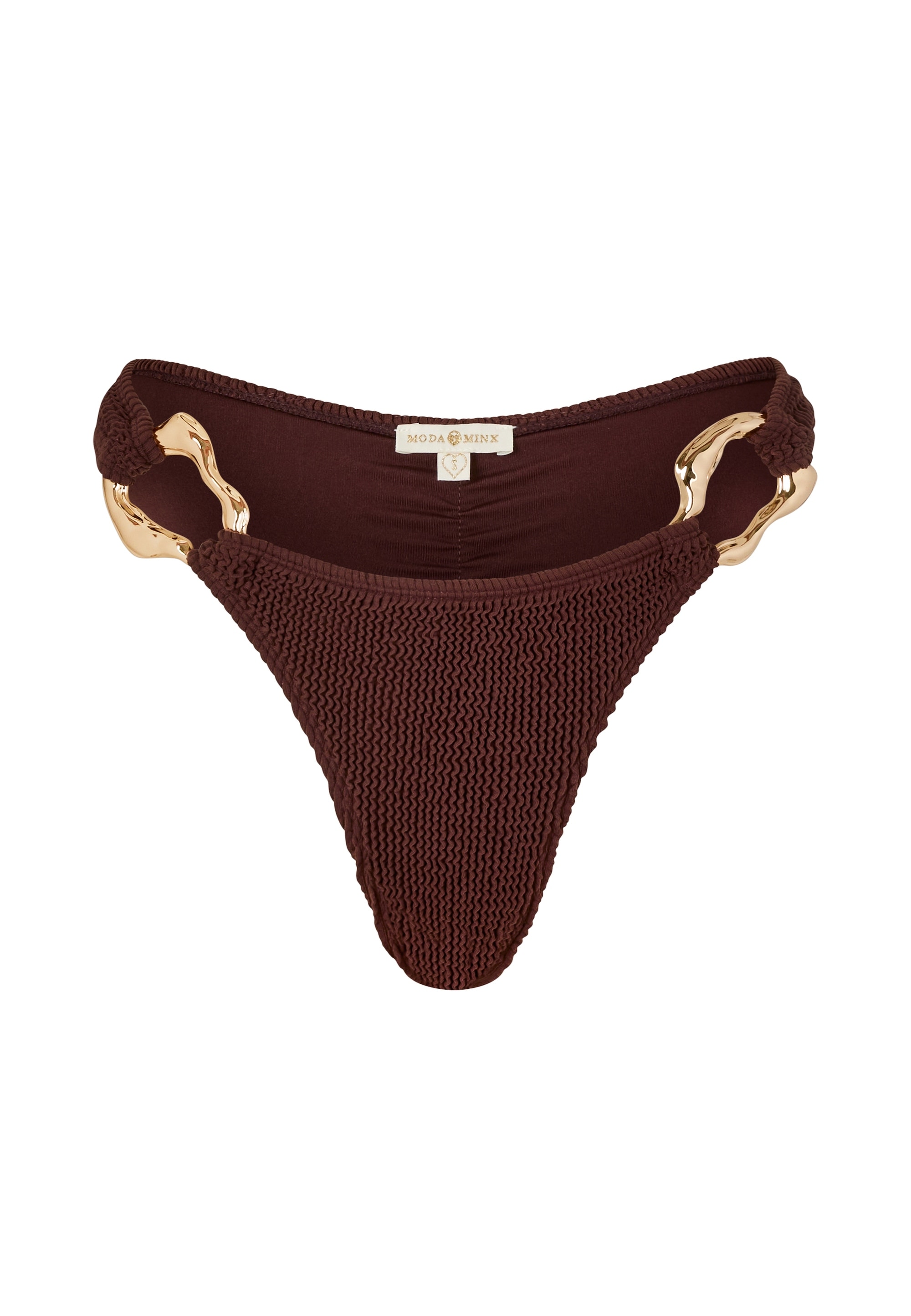 Moda Minx Bikini-Hose »SCRUNCH«, (1 St., Panty), mit tollen Schmuckelementen