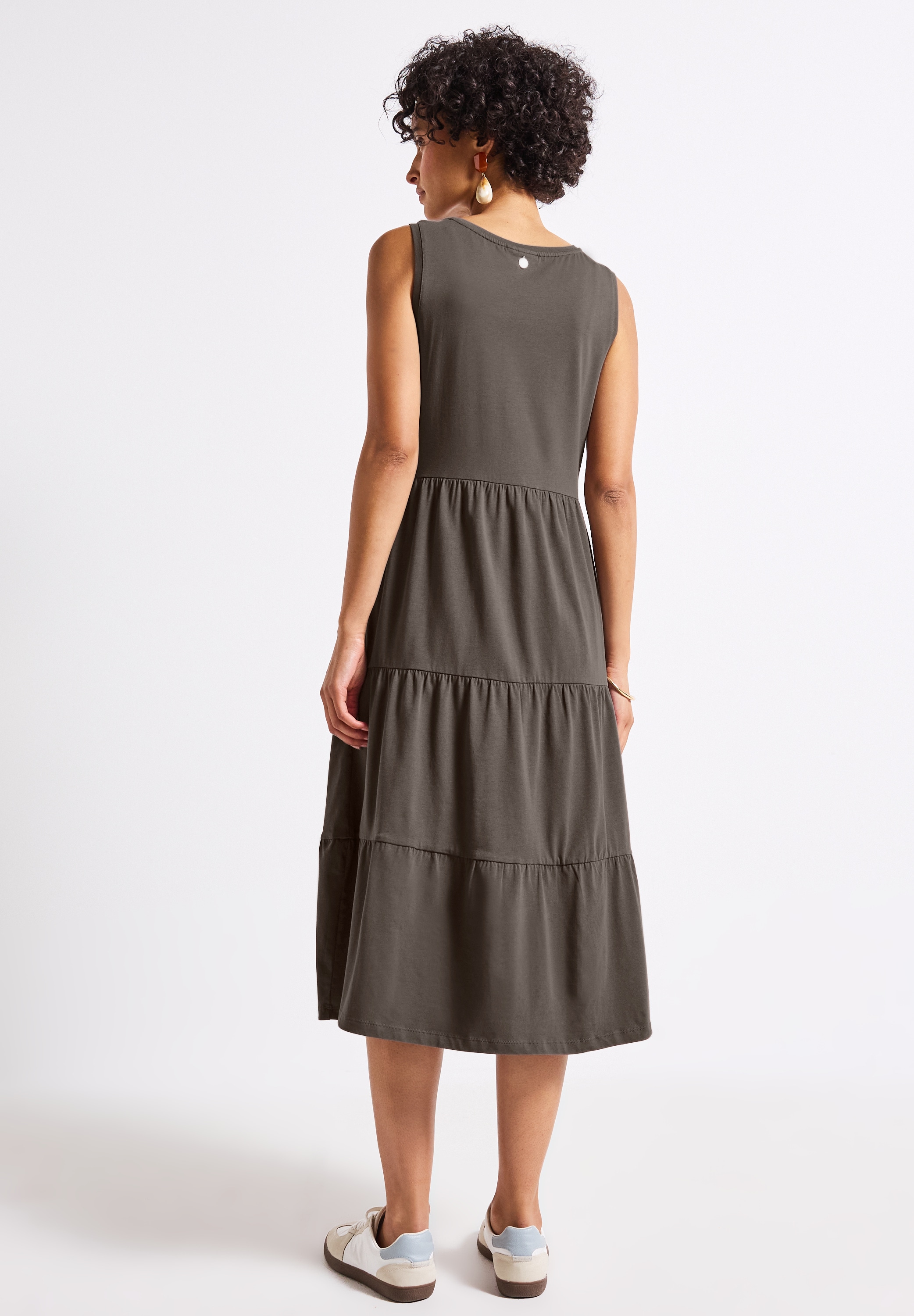 STREET ONE Jerseykleid, in Unifarbe