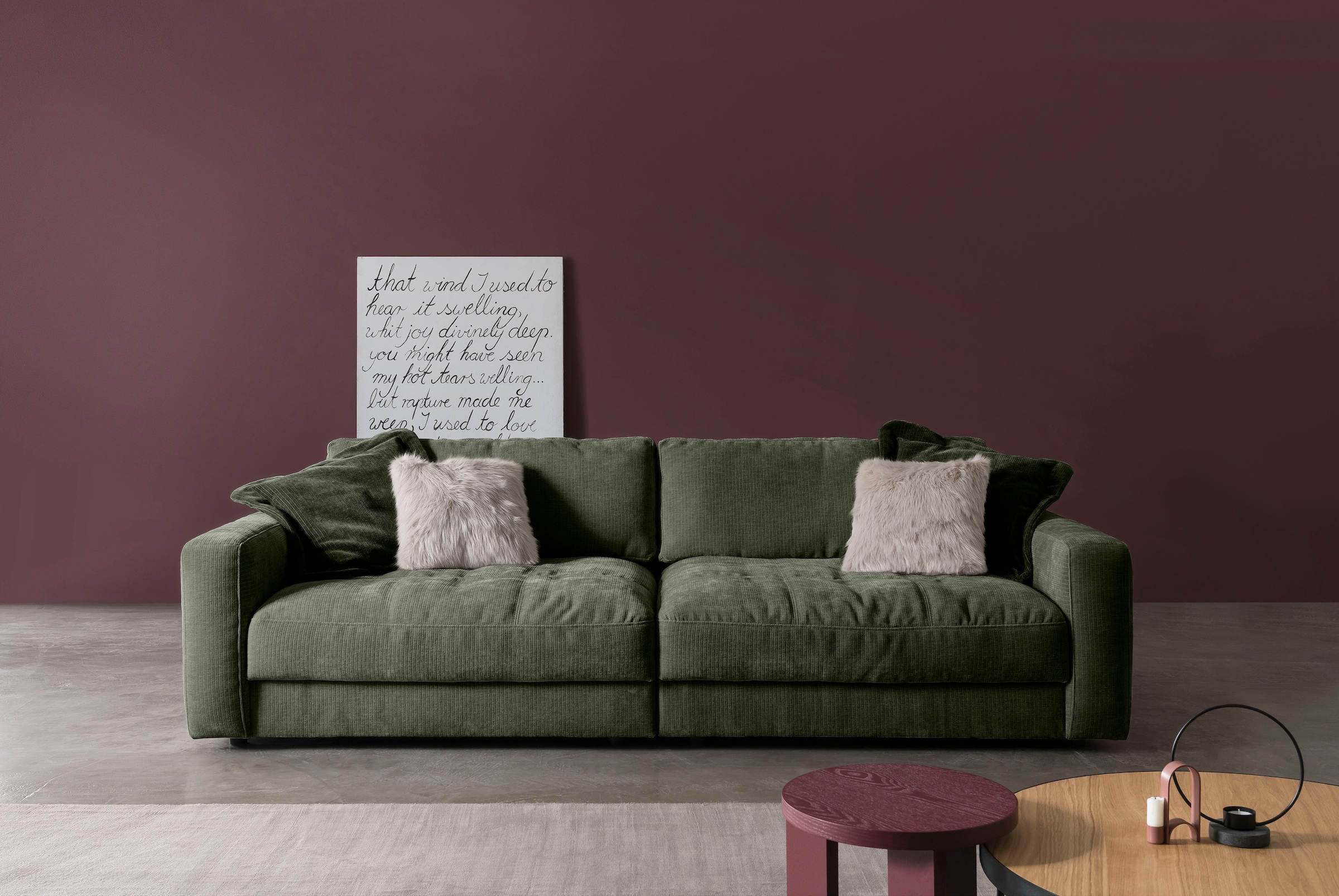 BETYPE Big-Sofa "Be Comfy", legerer Sitzkomfort, wahlweise mit manueller Si günstig online kaufen