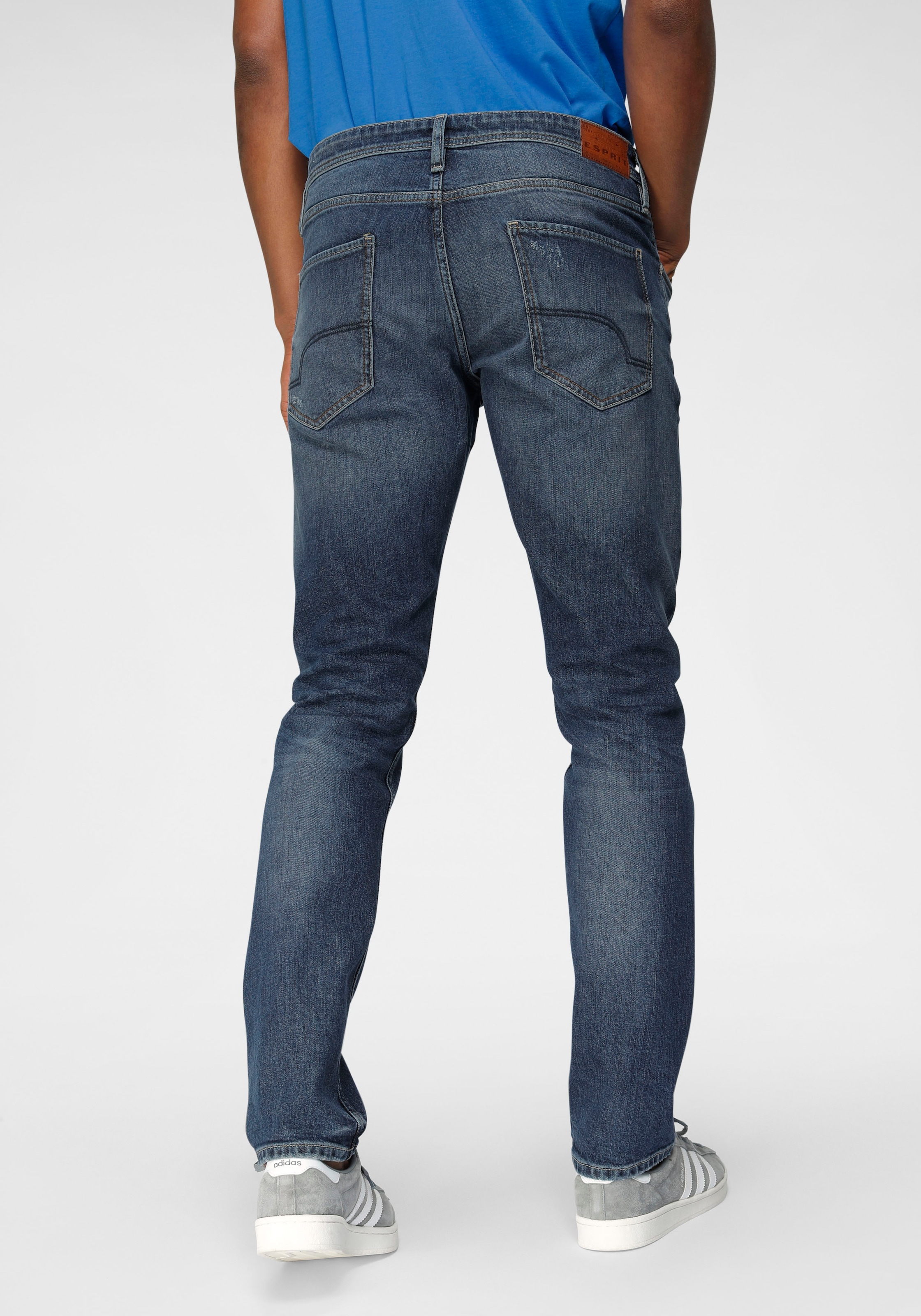 Esprit Slim-fit-Jeans, | mit ▷ BAUR Destroyed-Effekten kaufen