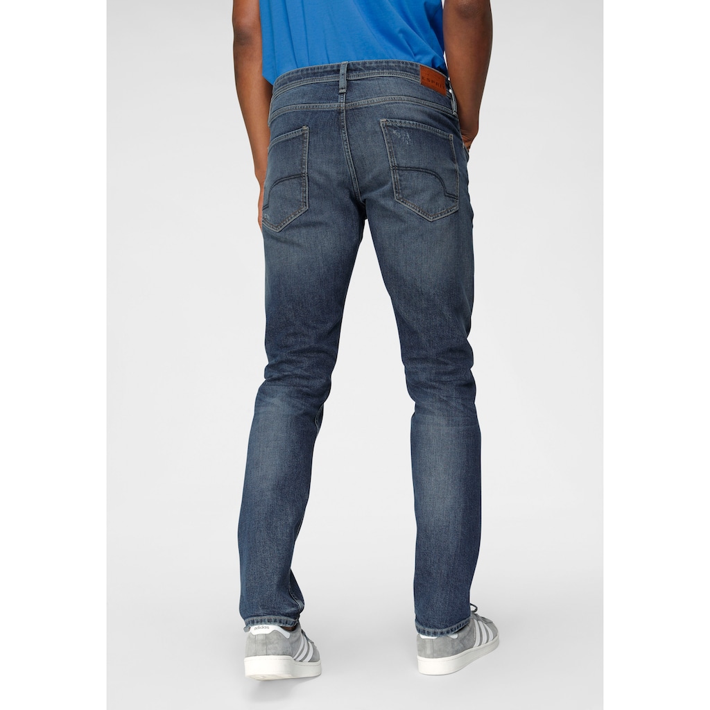 Esprit Slim-fit-Jeans, mit Destroyed-Effekten