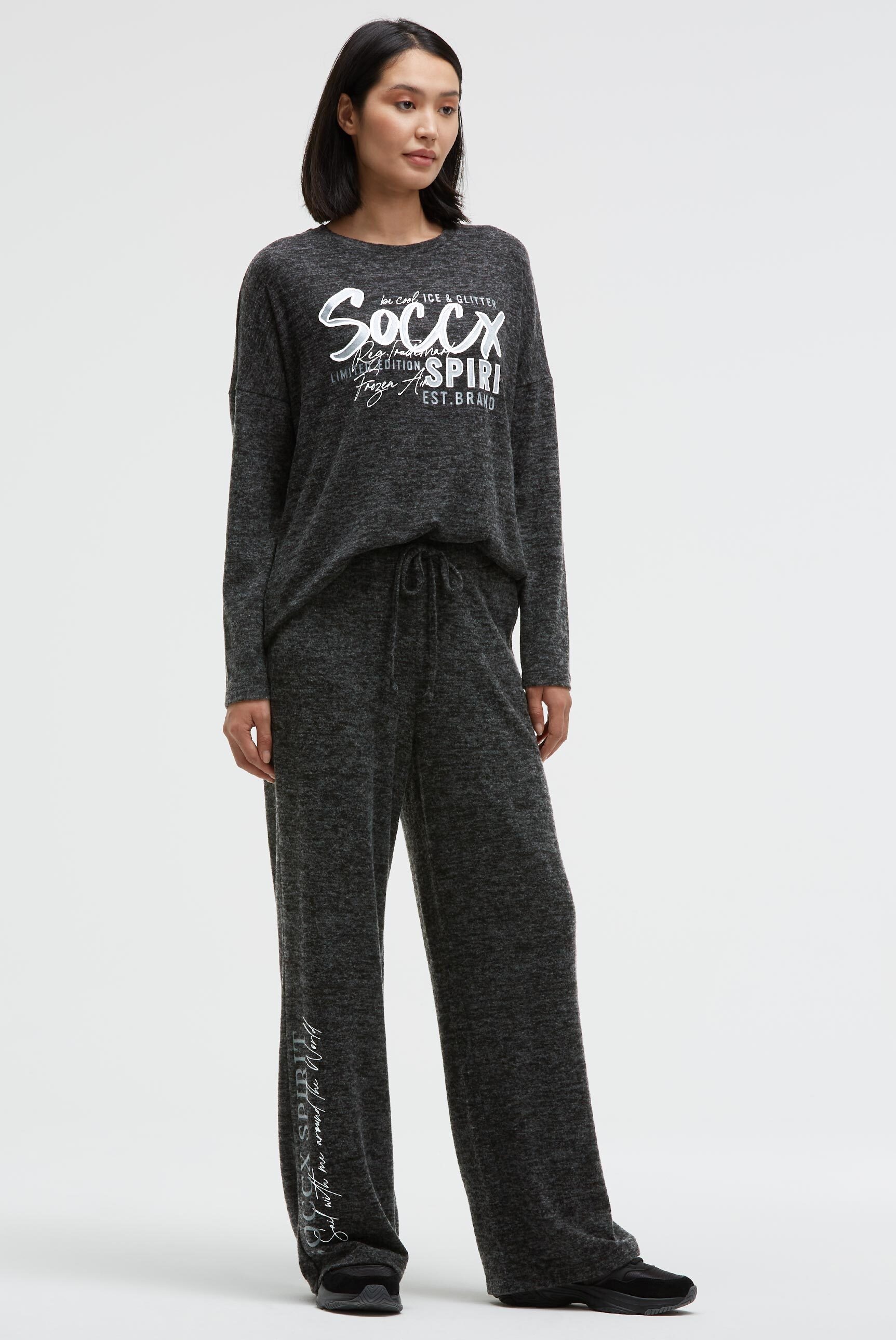 Thumbnail - SOCCX Strickhose mit Elastikbund